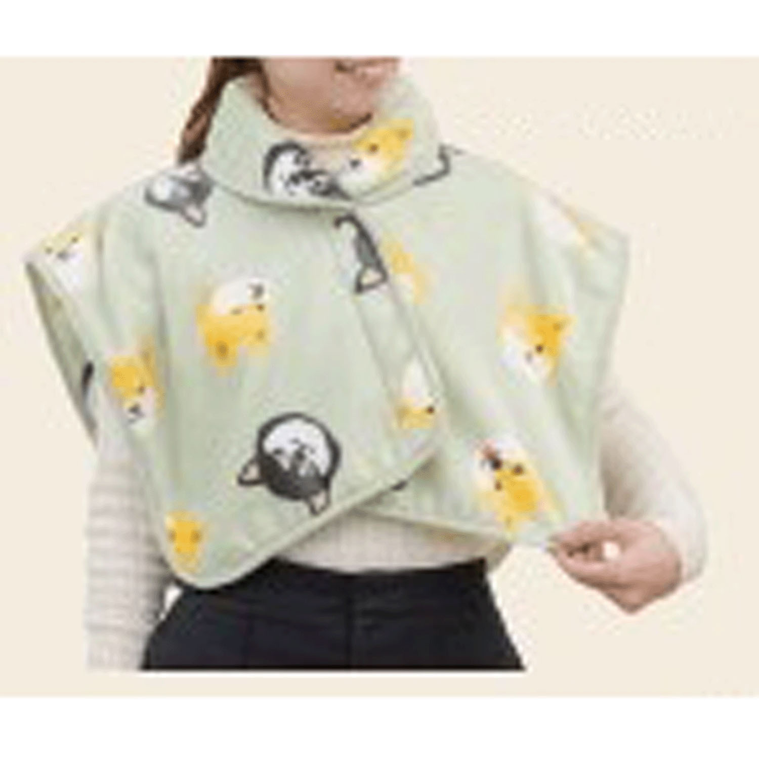 おやすみポンチョ しばともフェイス