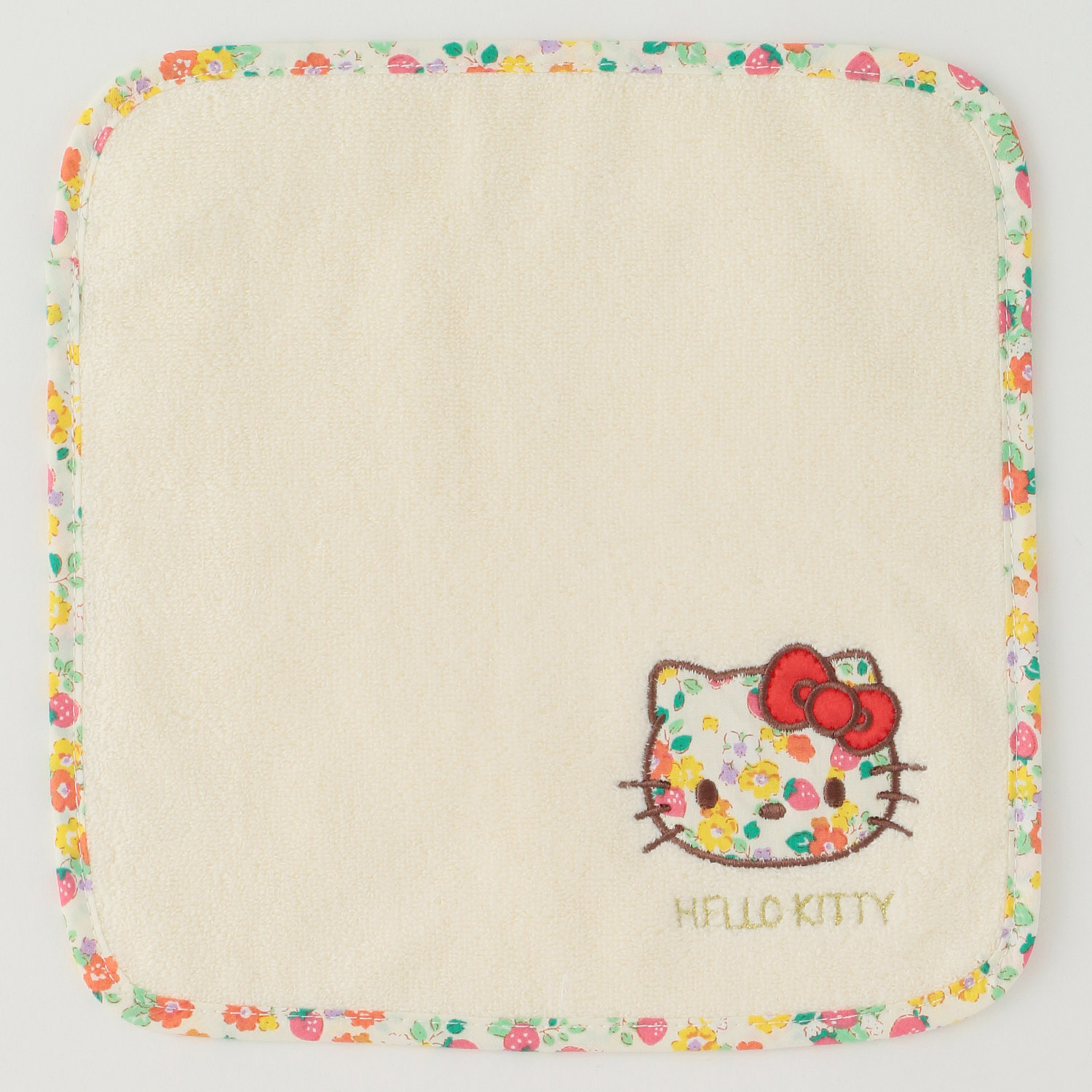 サンリオ ハローキティ タオルハンカチ イエロー