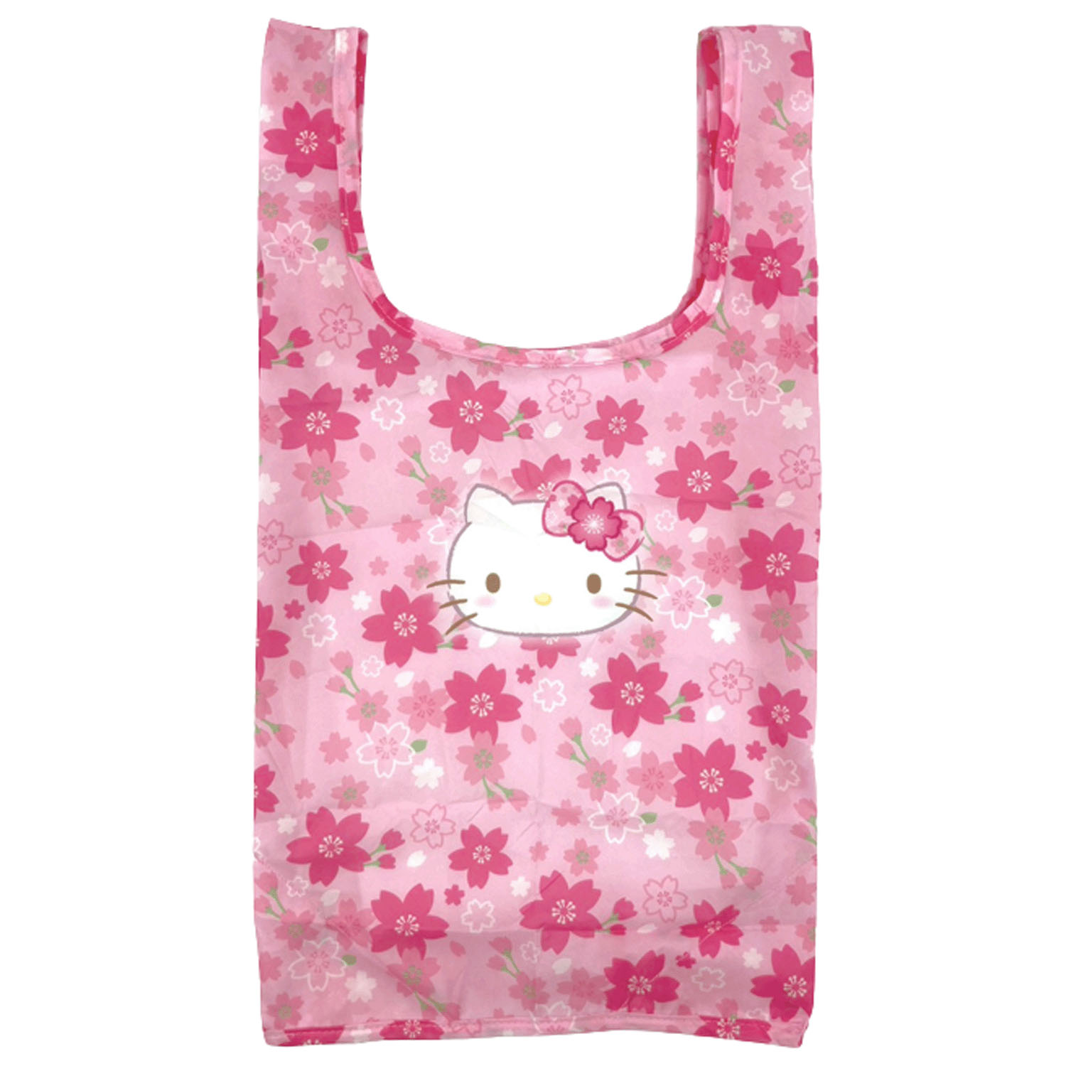 ハローキティ ぬいぐるみエコバッグ 桜着物 - 画像2