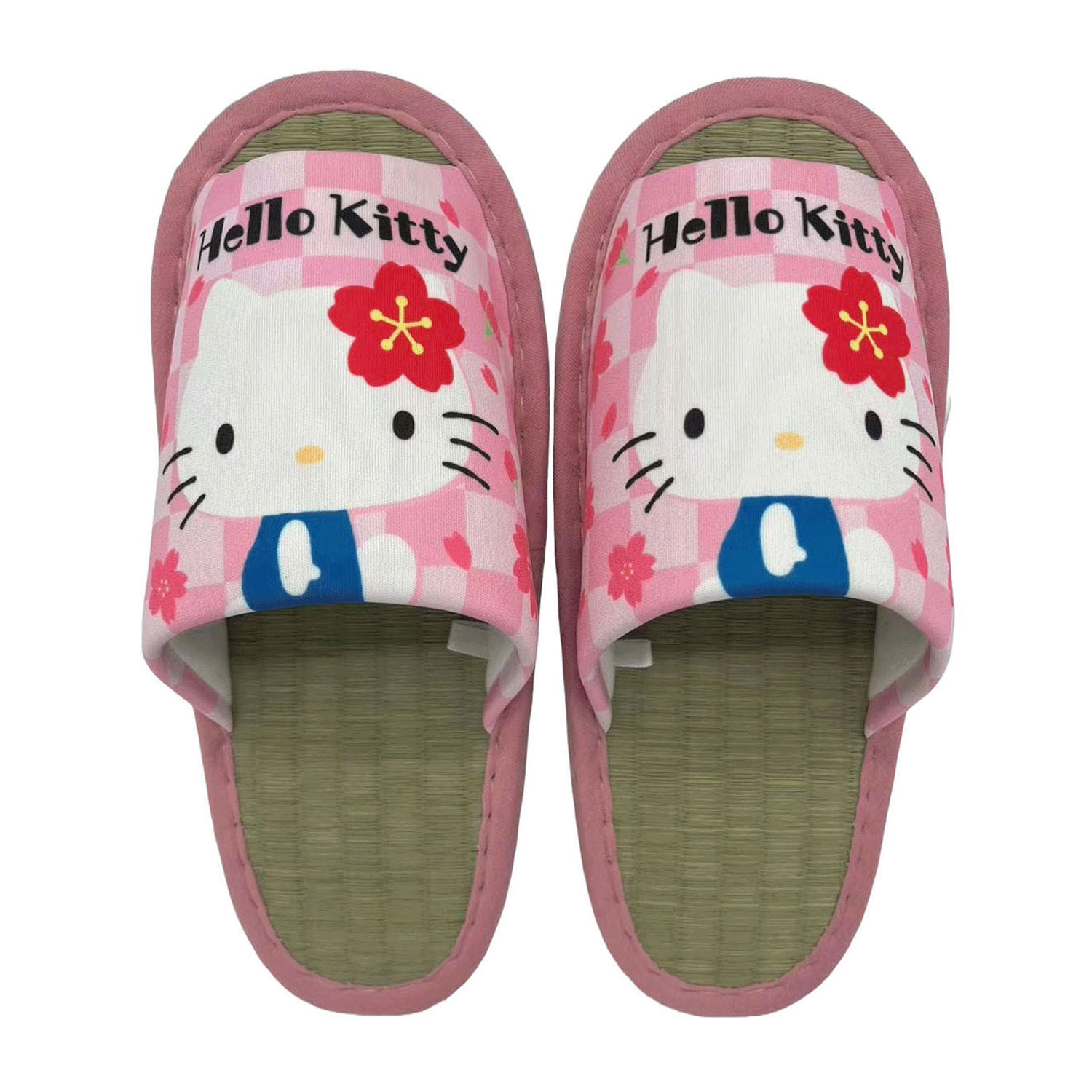 サンリオキャラクターズ たたみ外縫い ハローキティ ピンク