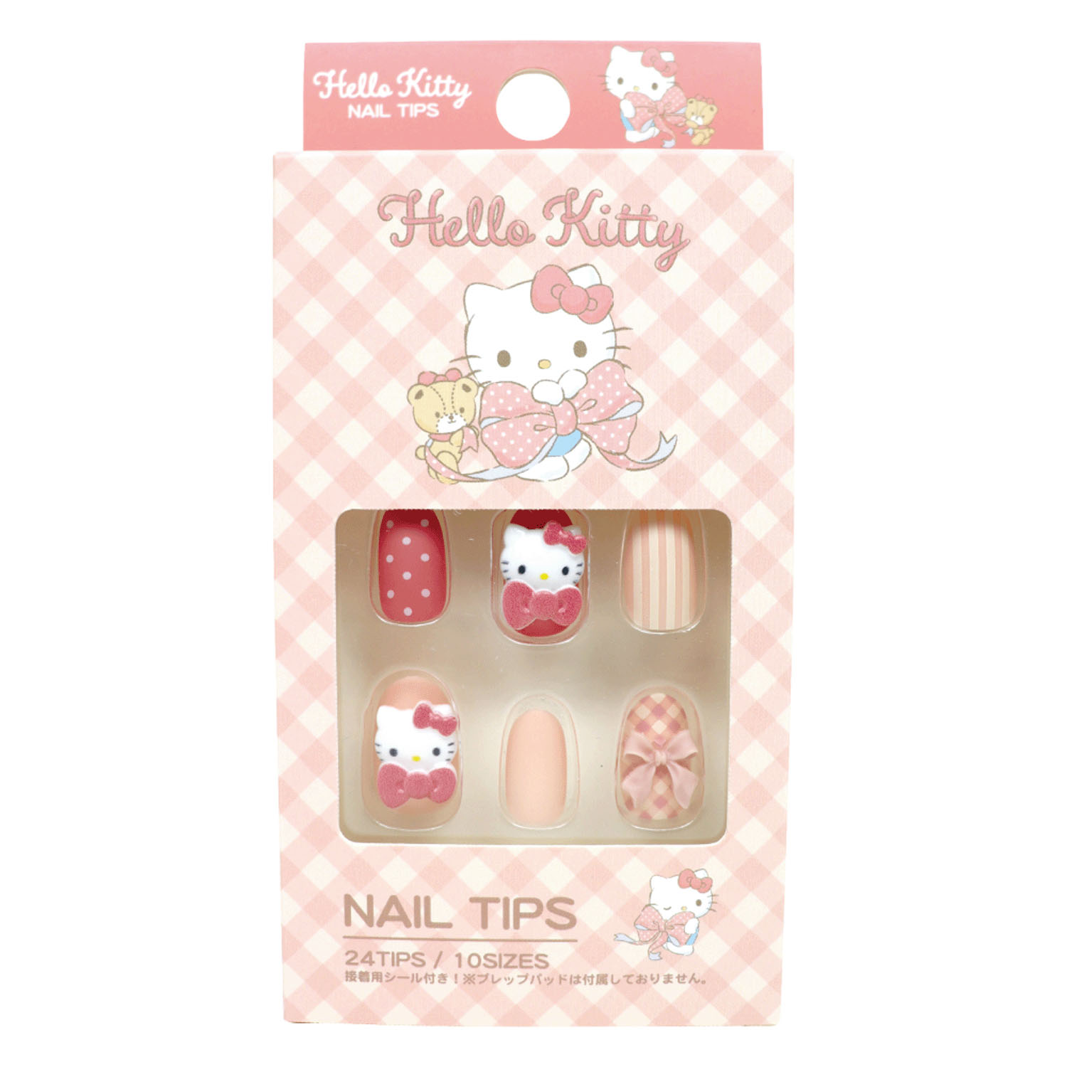 ハローキティ  ネイルチップ チェック