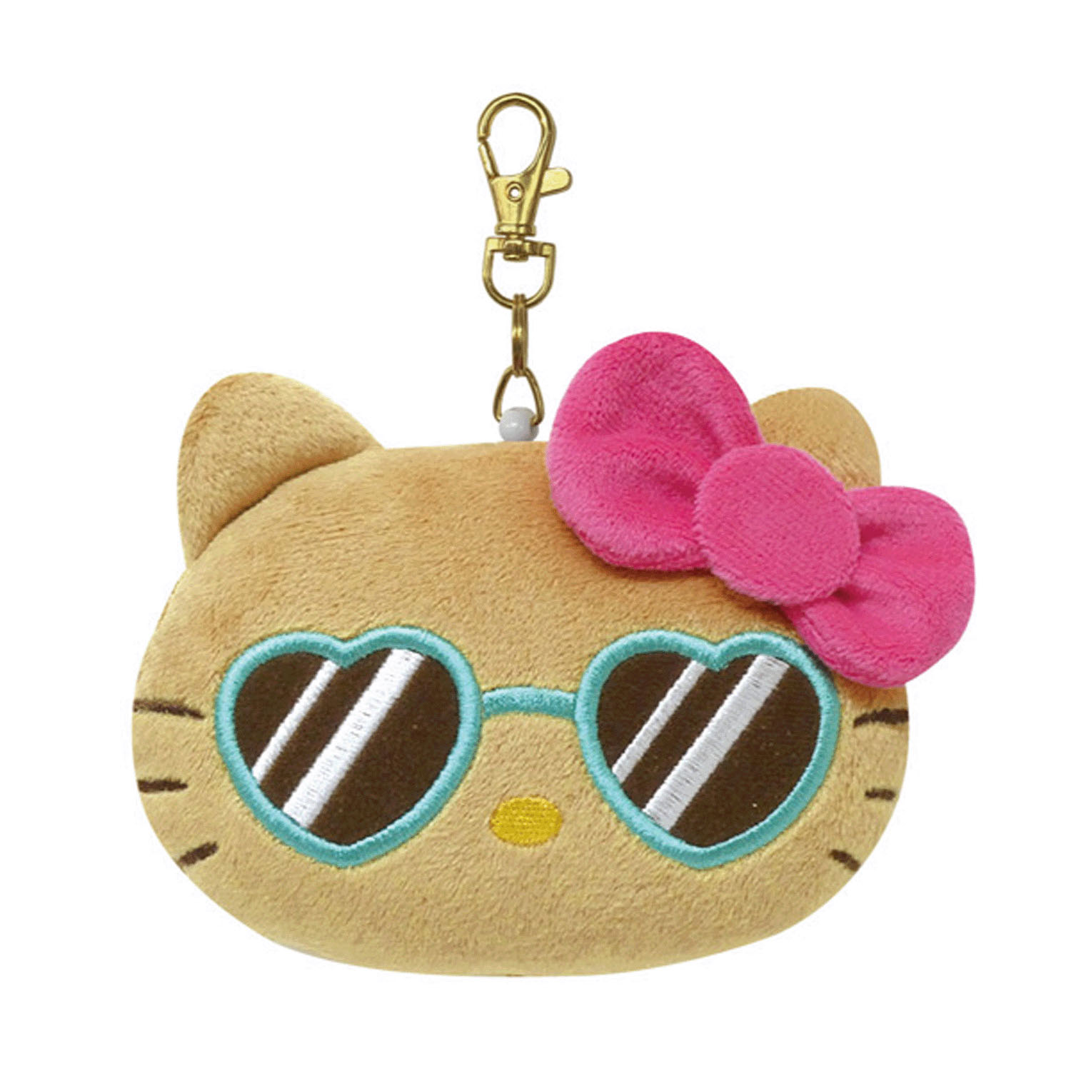 ハローキティ日焼けシリーズ フェイスパスケース サングラス