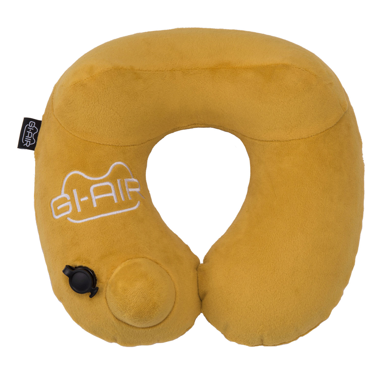 GI－AIRポンプ式ネックピロー マスタードカーキ