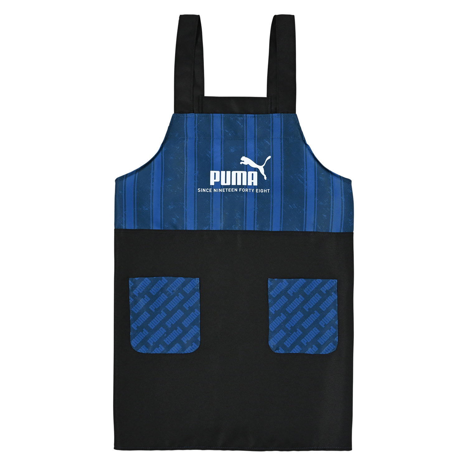 プーマ エプロン 140cm ストライプ柄