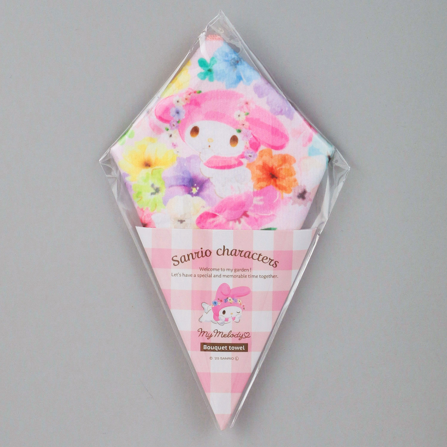 サンリオ マイメロディ タオルハンカチ ブーケ柄