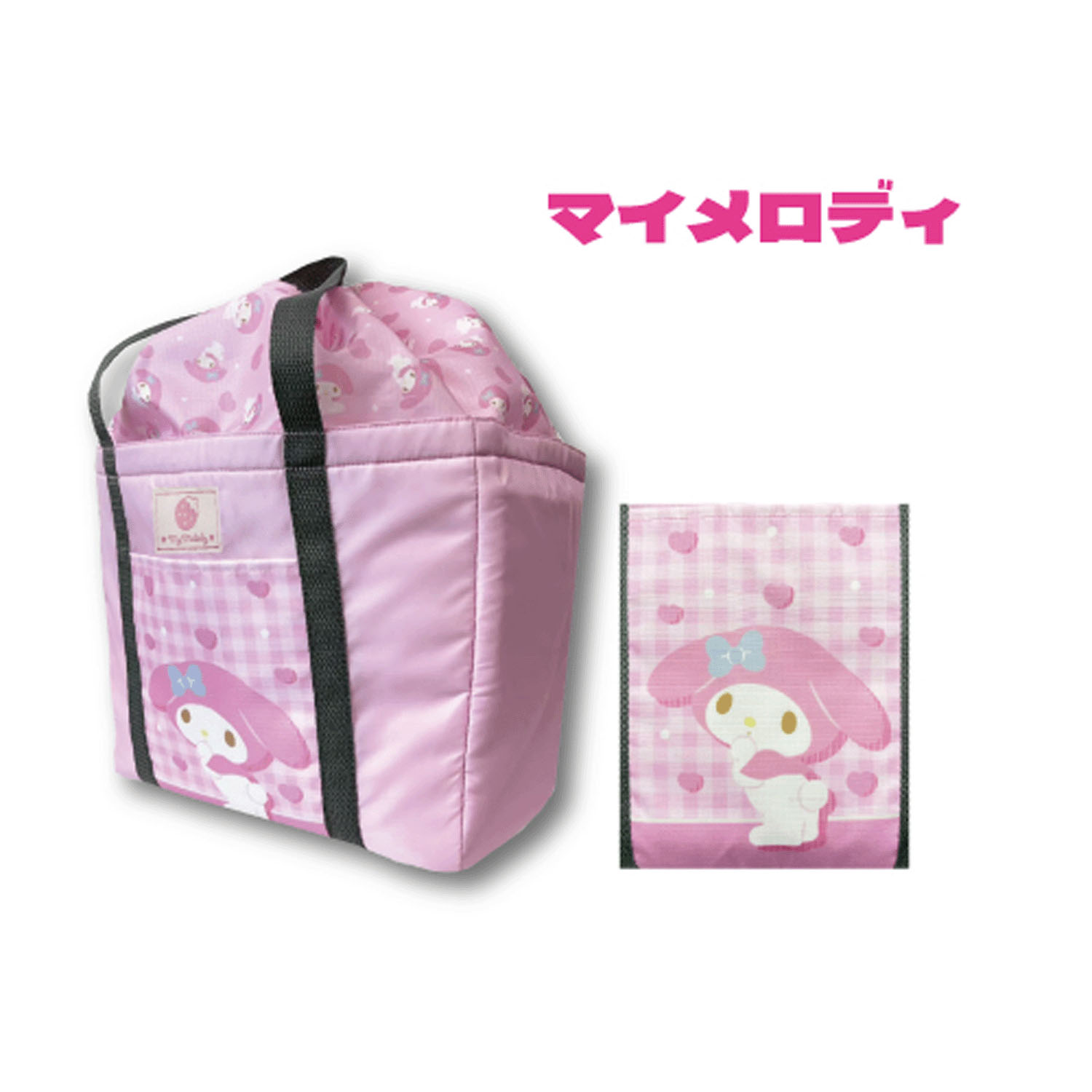 マイメロディ  お買い物バッグ チェック柄