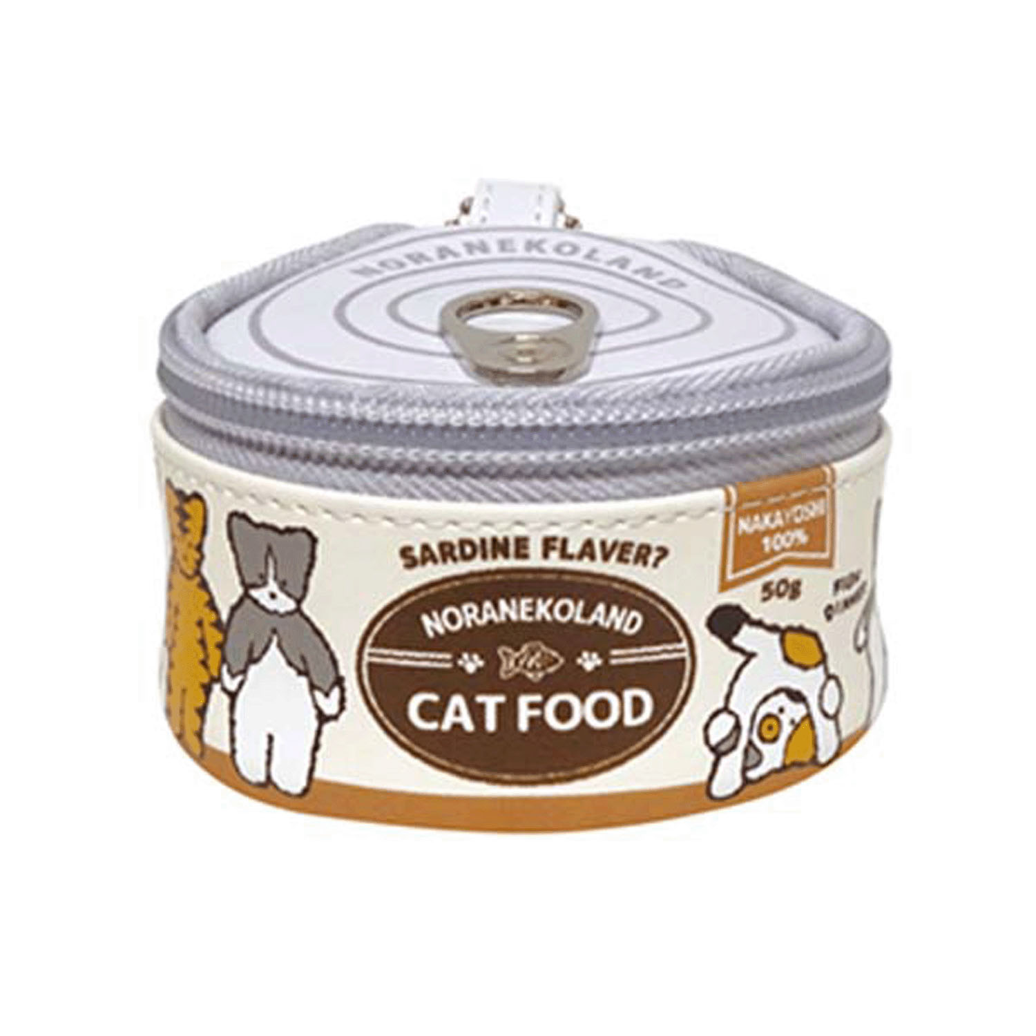 ねこ缶風ポーチ ノラネコランド