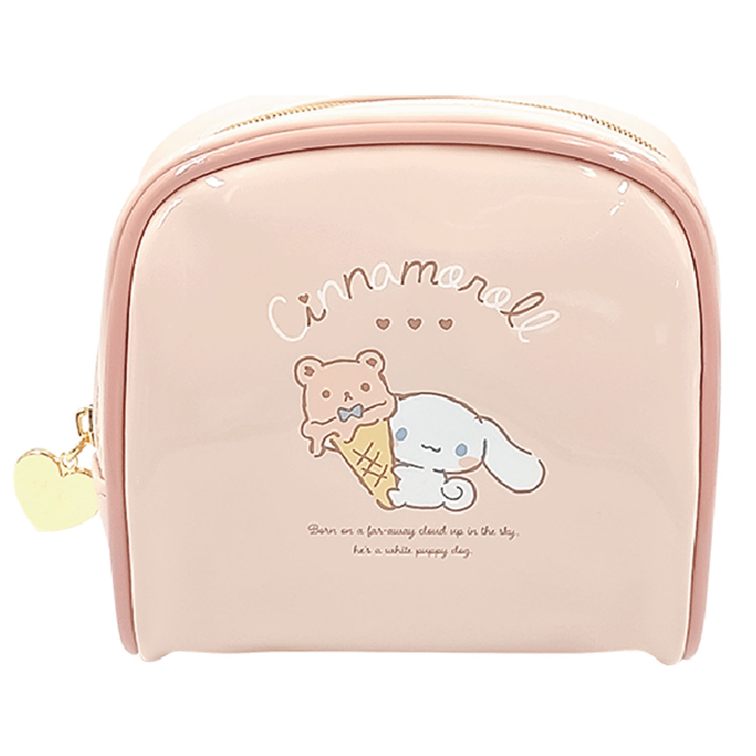 シナモロール ボックスポーチ ベージュ のんびりナチュラル