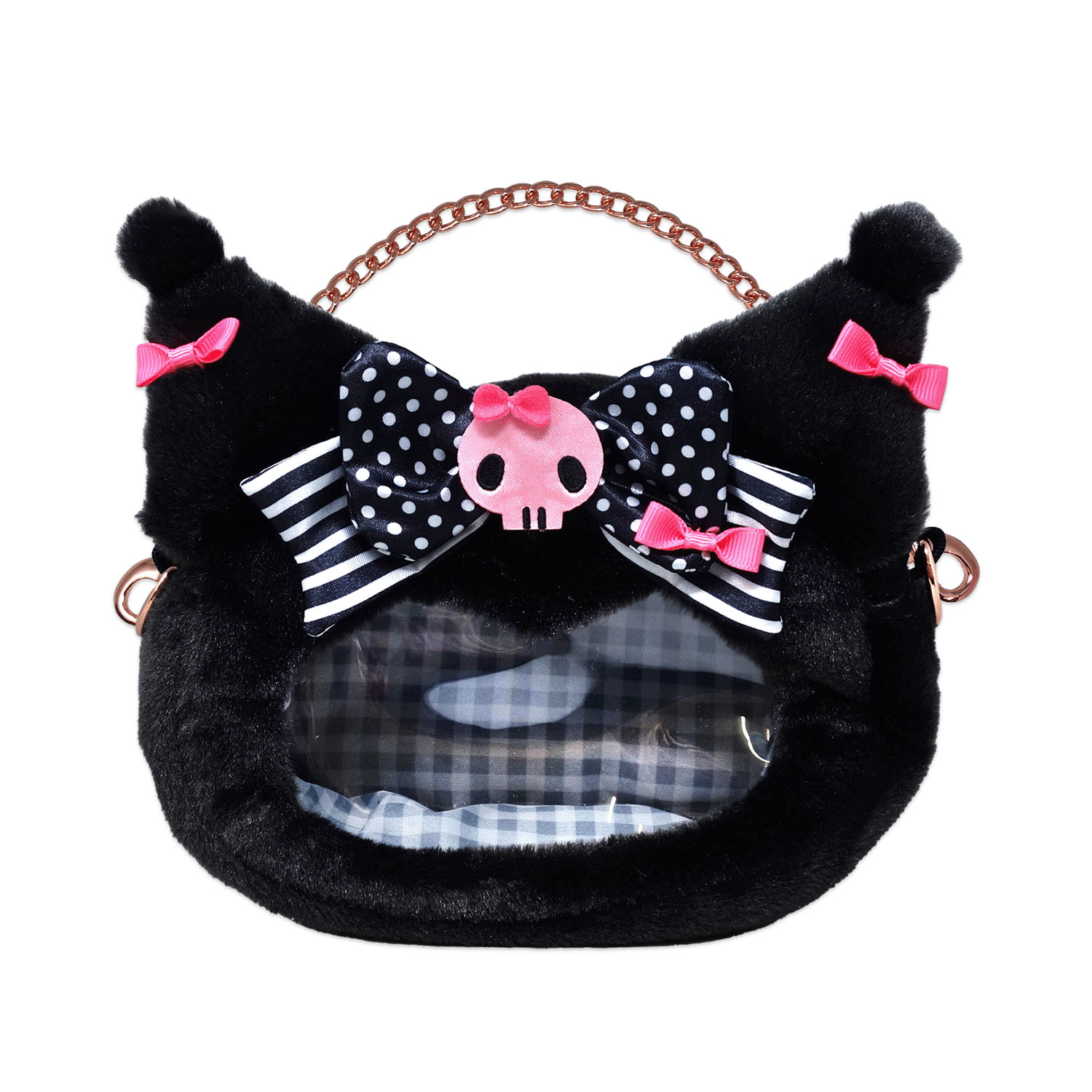 クロミ クリア窓付きポーチ （マイメロディ50周年＆クロミ20周年）