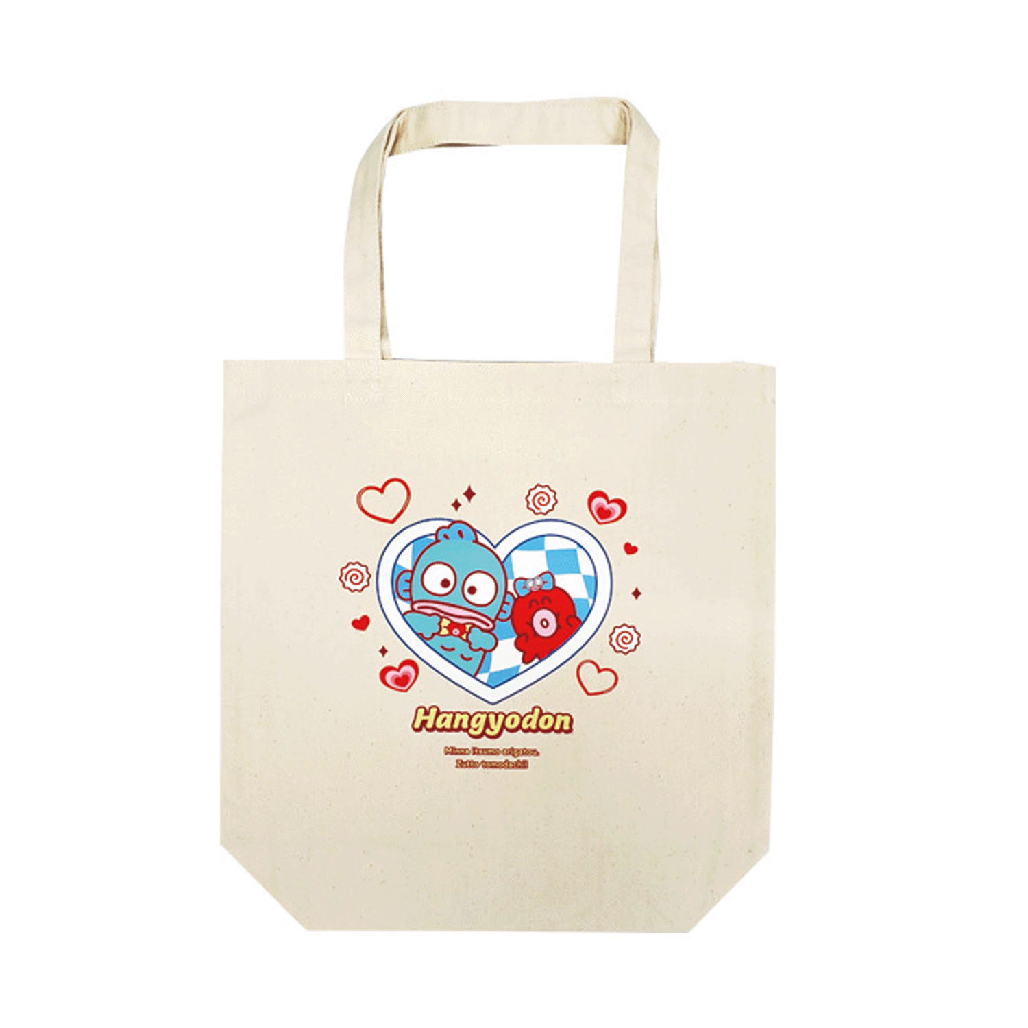 ハンギョドン 40周年  トートバッグ ハート／ナチュラル