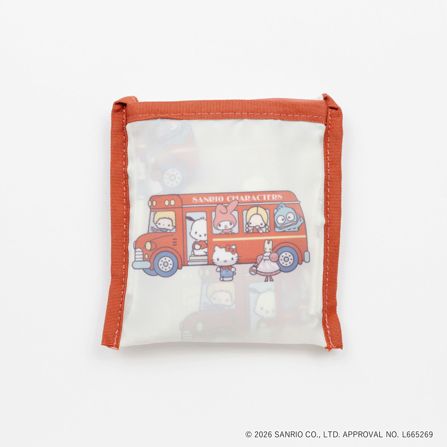 SANRIO CHARACTERS BASIC ショッピングバッグS バス - 画像3