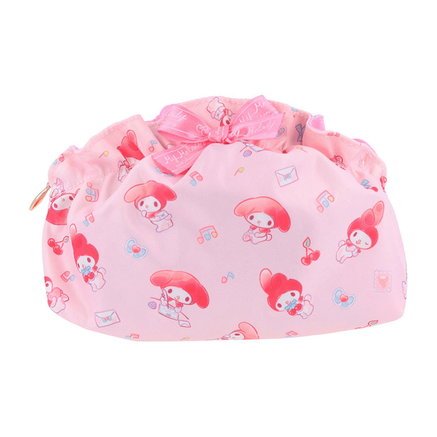 マイメロディ＆クロミ＆リトルツインスターズ フリルポーチ マイメロディ