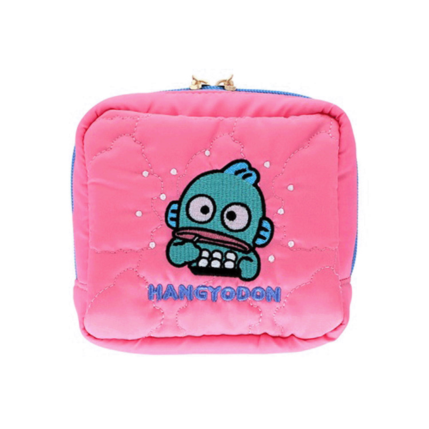 サンリオ ハンギョドン キルティングポーチ ピンク