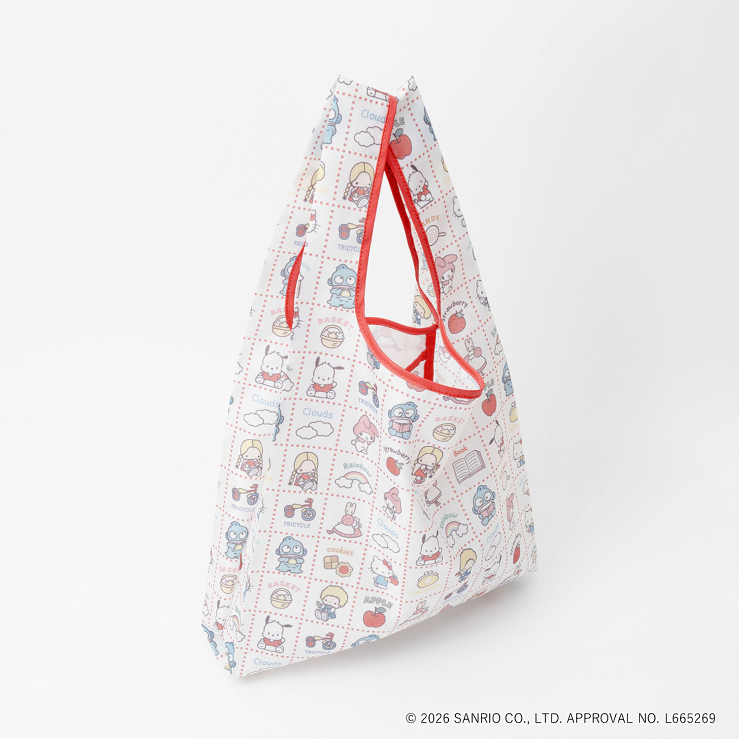 SANRIO CHARACTERS BASIC ショッピングバッグS MIXカラー - 画像2