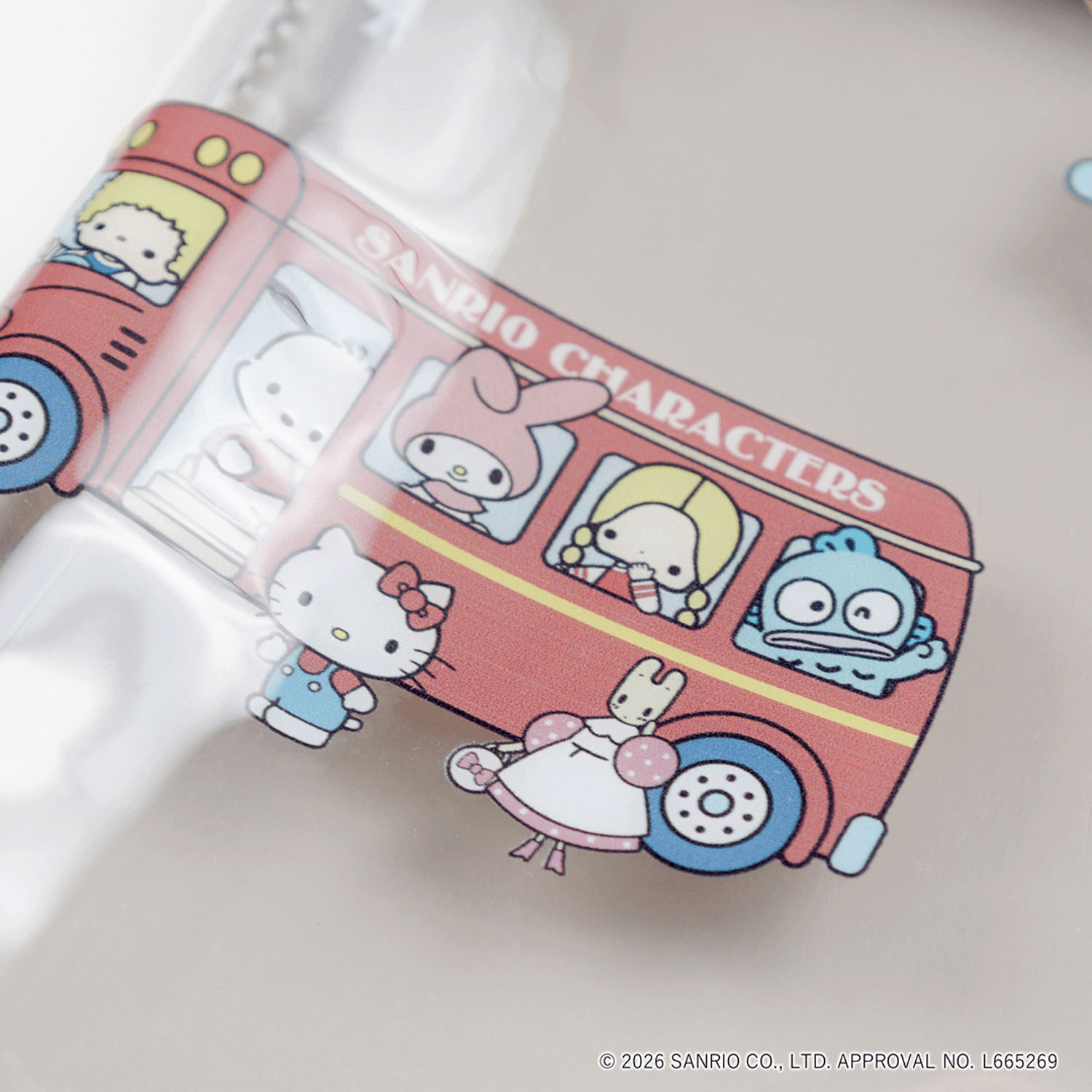 SANRIO CHARACTERS BASIC PVCポーチ バス - 画像3