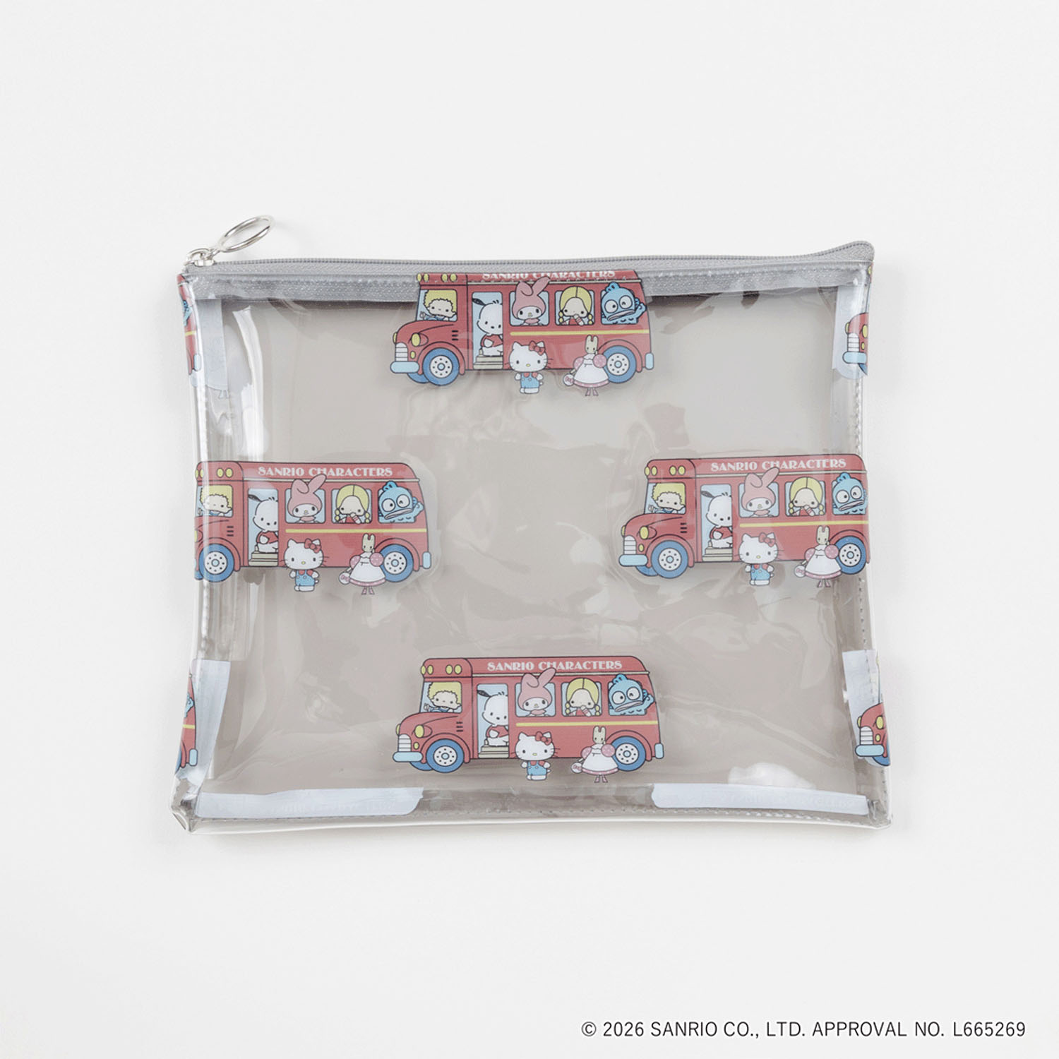 SANRIO CHARACTERS BASIC PVCポーチ バス