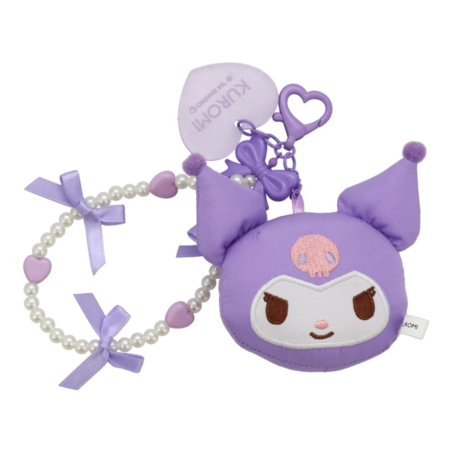 クロミ マスコット付きビーズストラップ