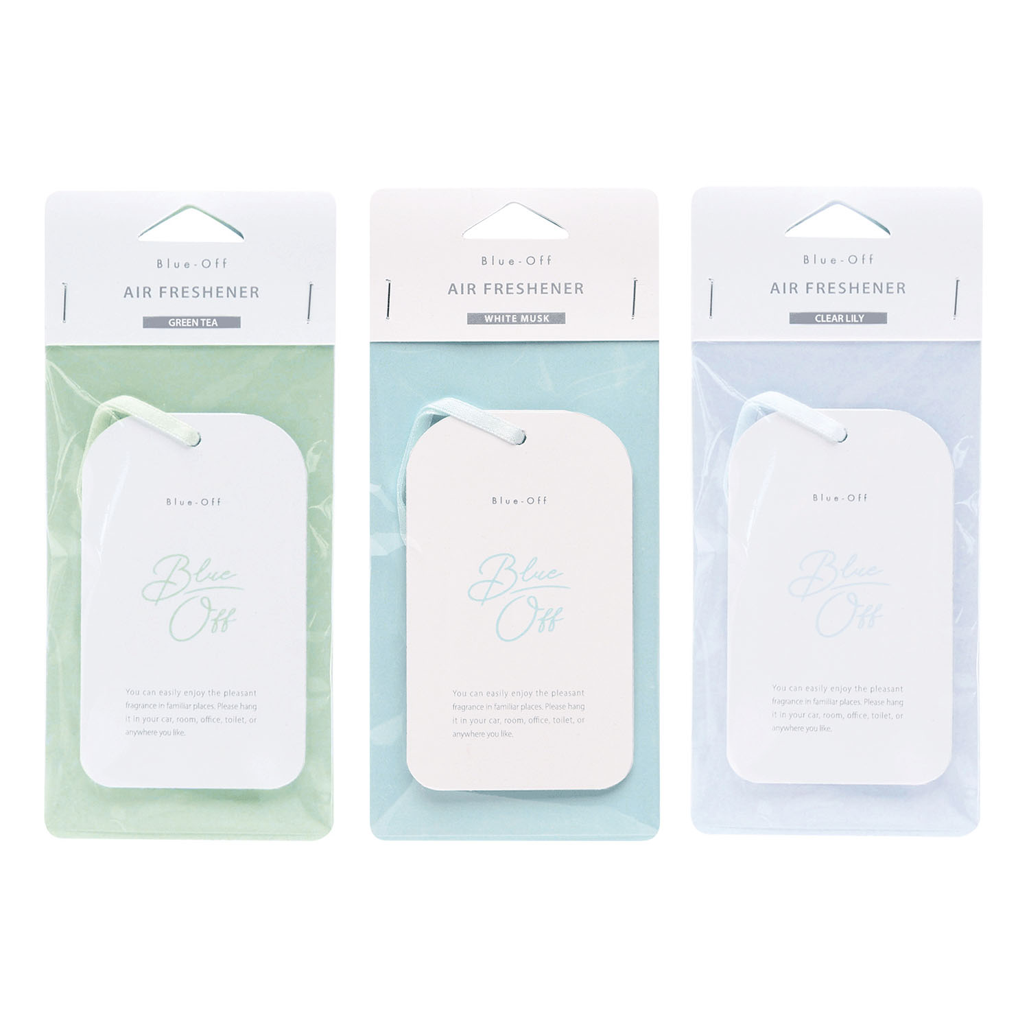 Blue－Off エアフレッシュナー