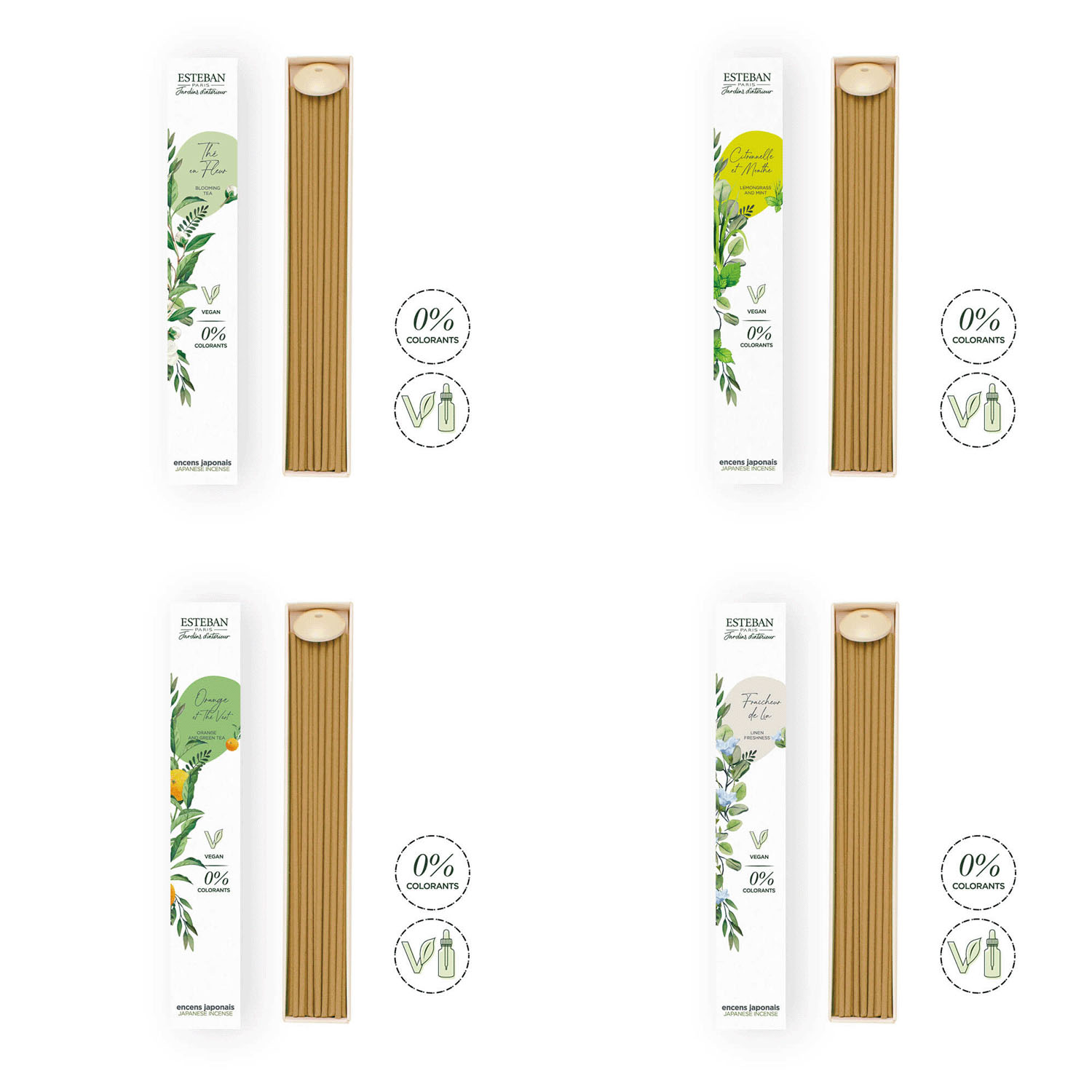 インテリアガーデンナチュール スティック40本入（お香）