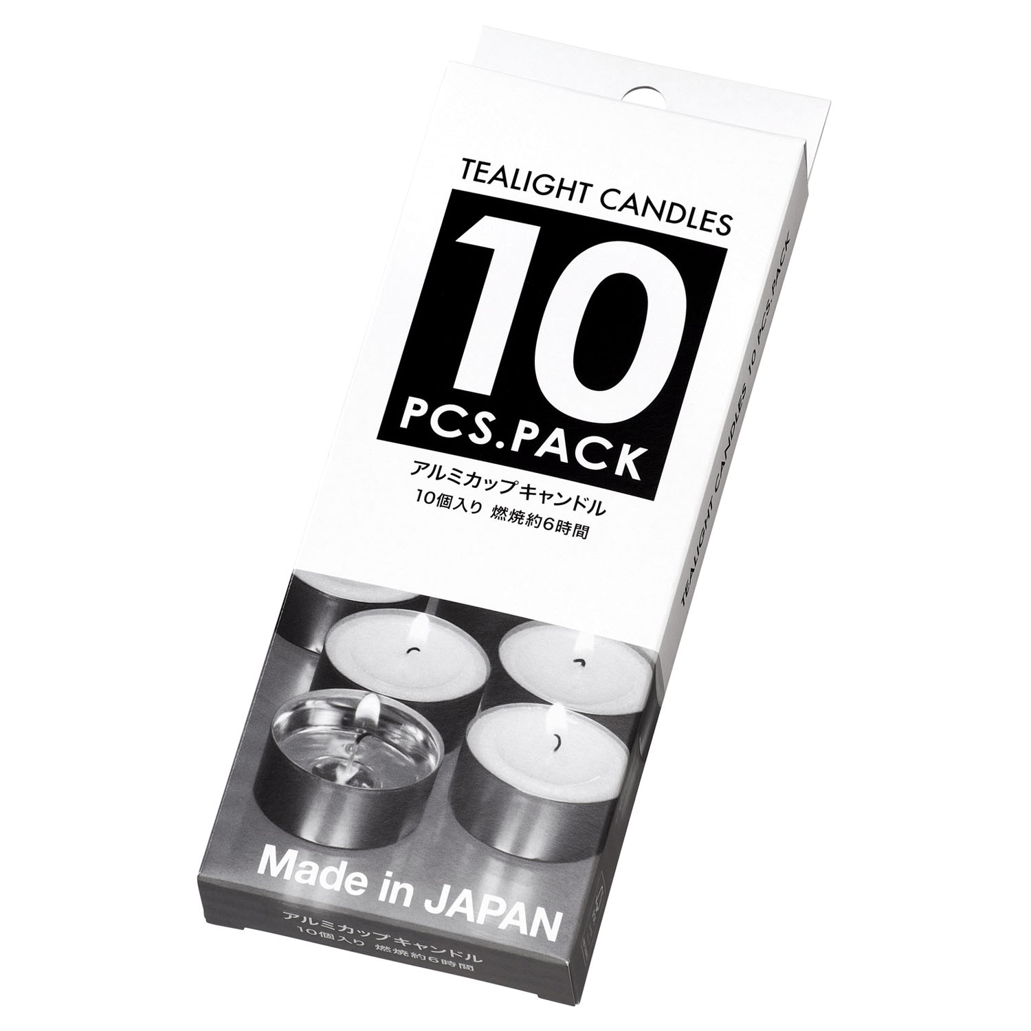 日本製のキャンドル アルミカップ 10個入