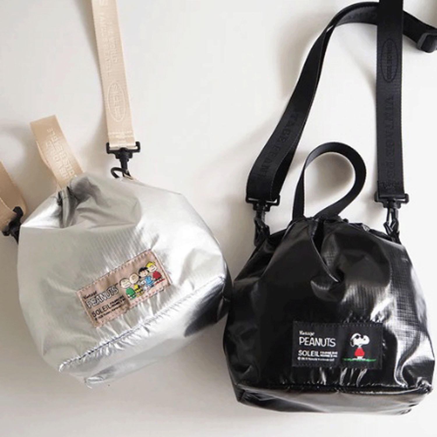 スヌーピー SOLEIL 撥水ショルダー （PEANUTS） BLACK - 画像3