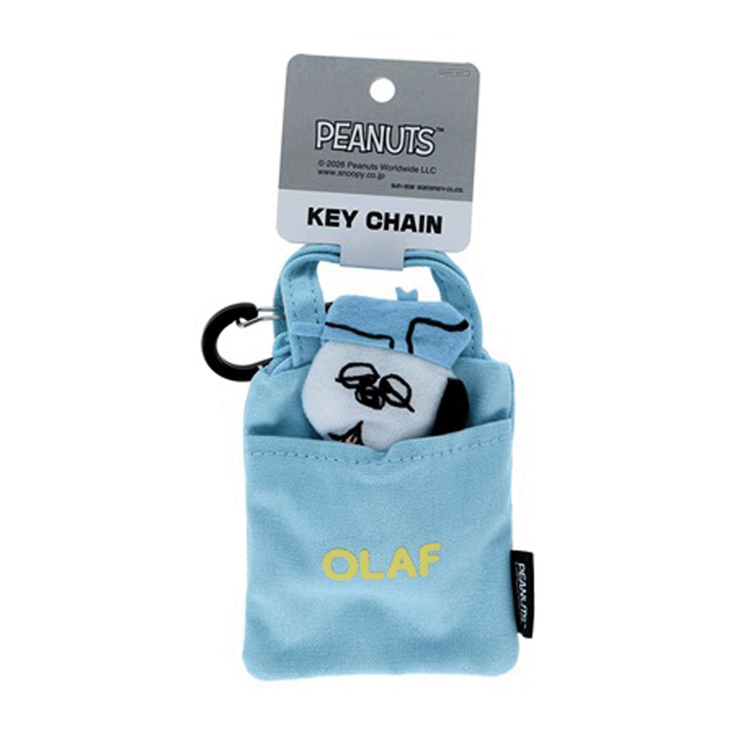 ピーナッツ スヌーピー＆シブリングス カラビナ付きキーホルダー オラフ