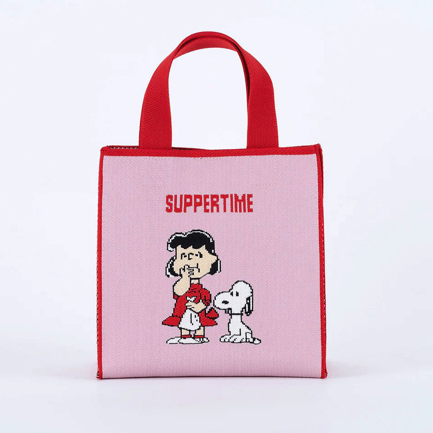 PEANUTS キュービックバッグM ピンク