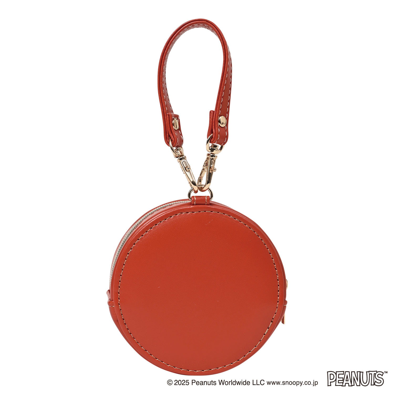 スヌーピー ラウンドマカロンポーチ アールグレイ - 画像3