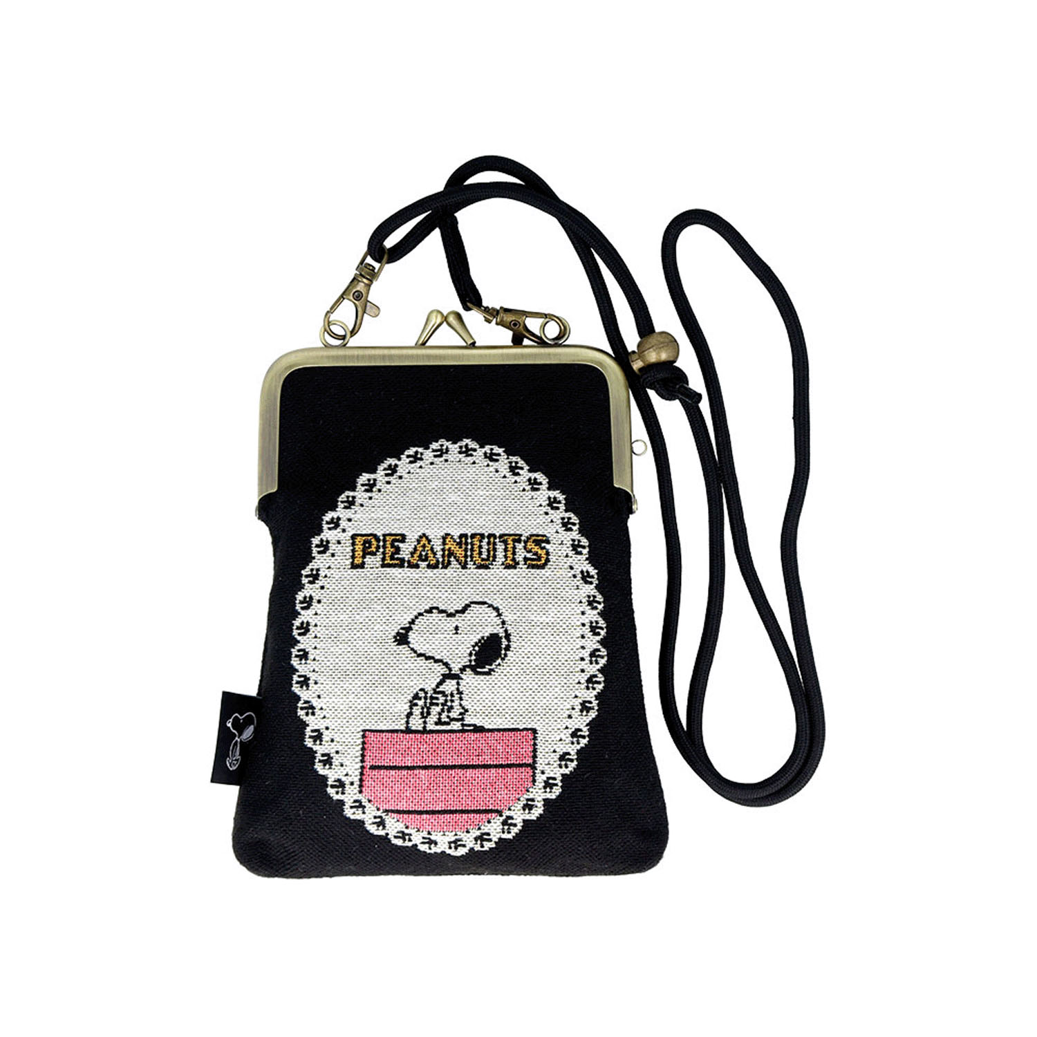 ゴブラン織マルチショルダーポーチがま口