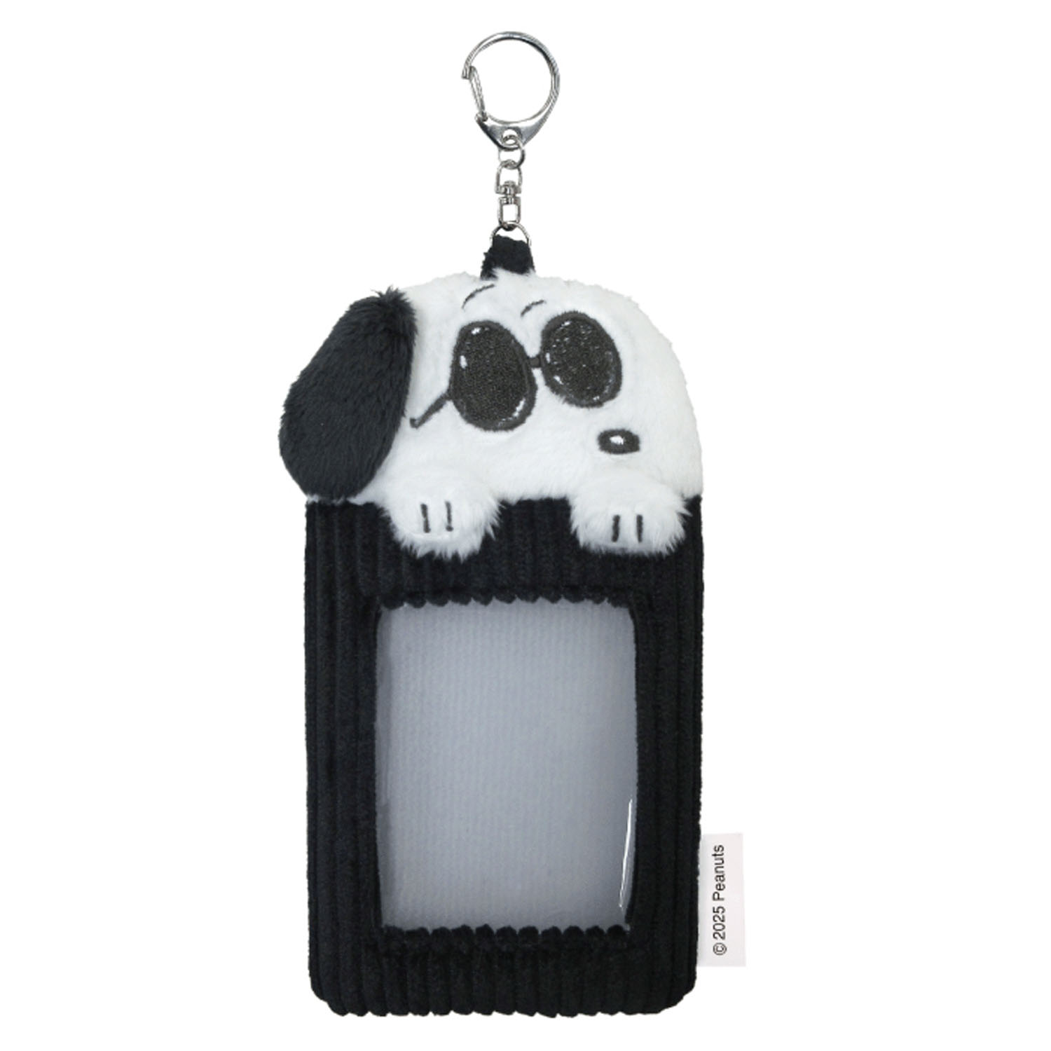 スヌーピー ボアパスケースVer．2 ジョークール ブラック