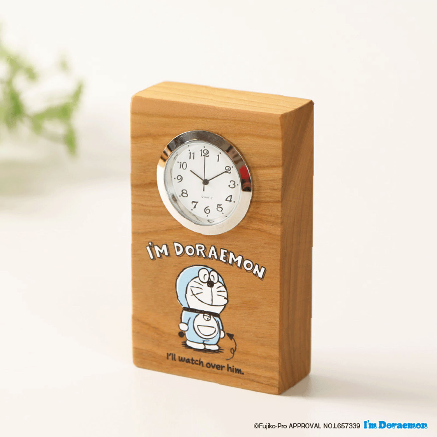 ドラえもん 置き時計 ほほえみ