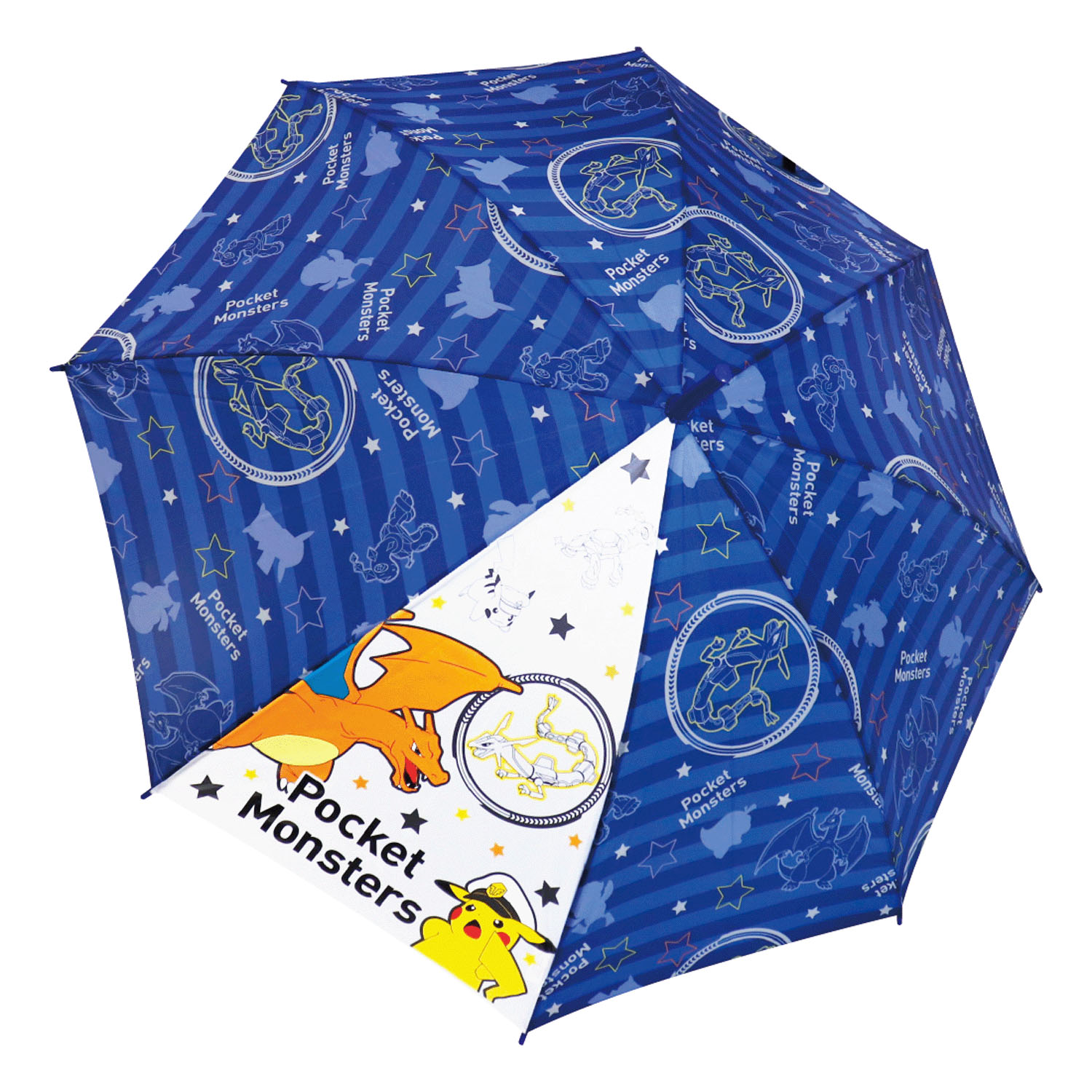 ポケットモンスター 長傘 ネイビーボーダー