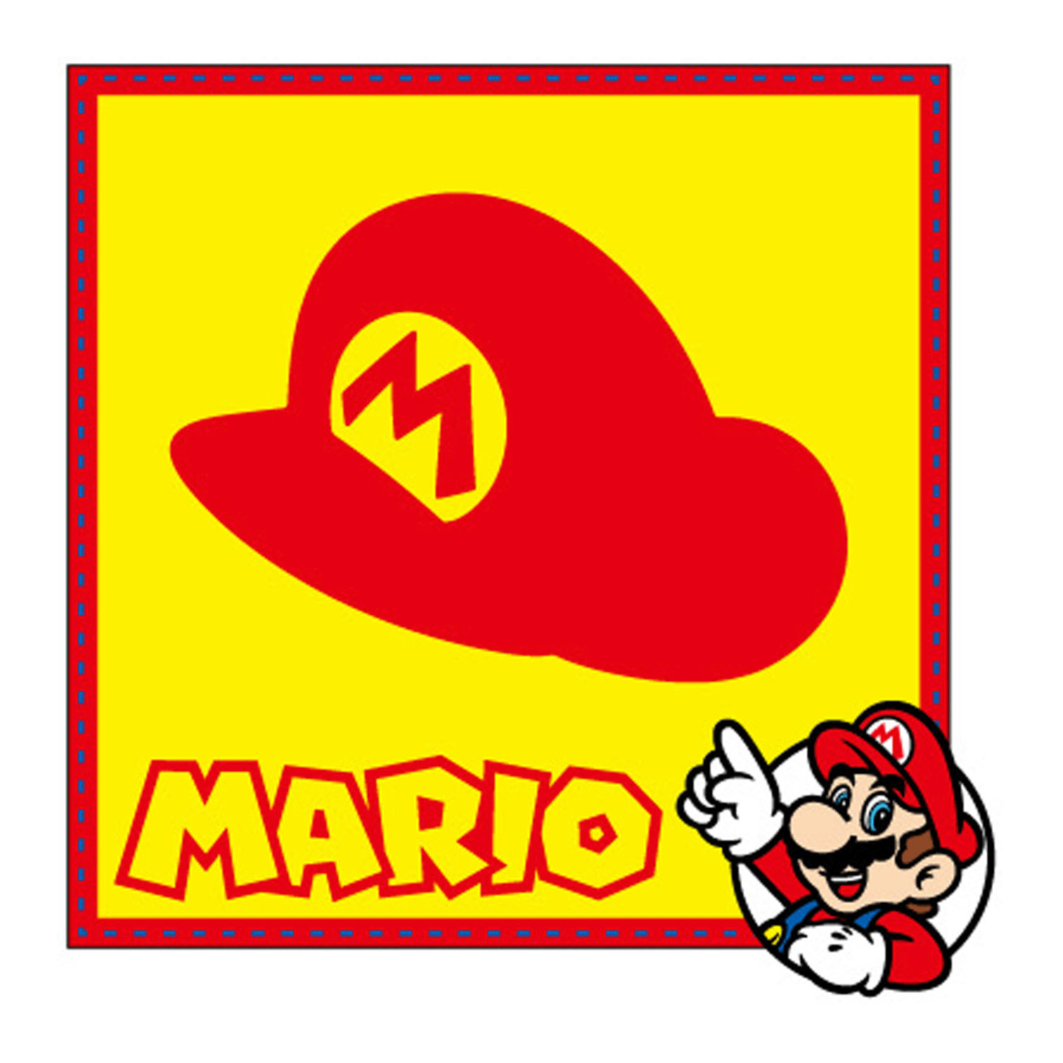 スーパーマリオ まめタオル 「マリオまめタオル」