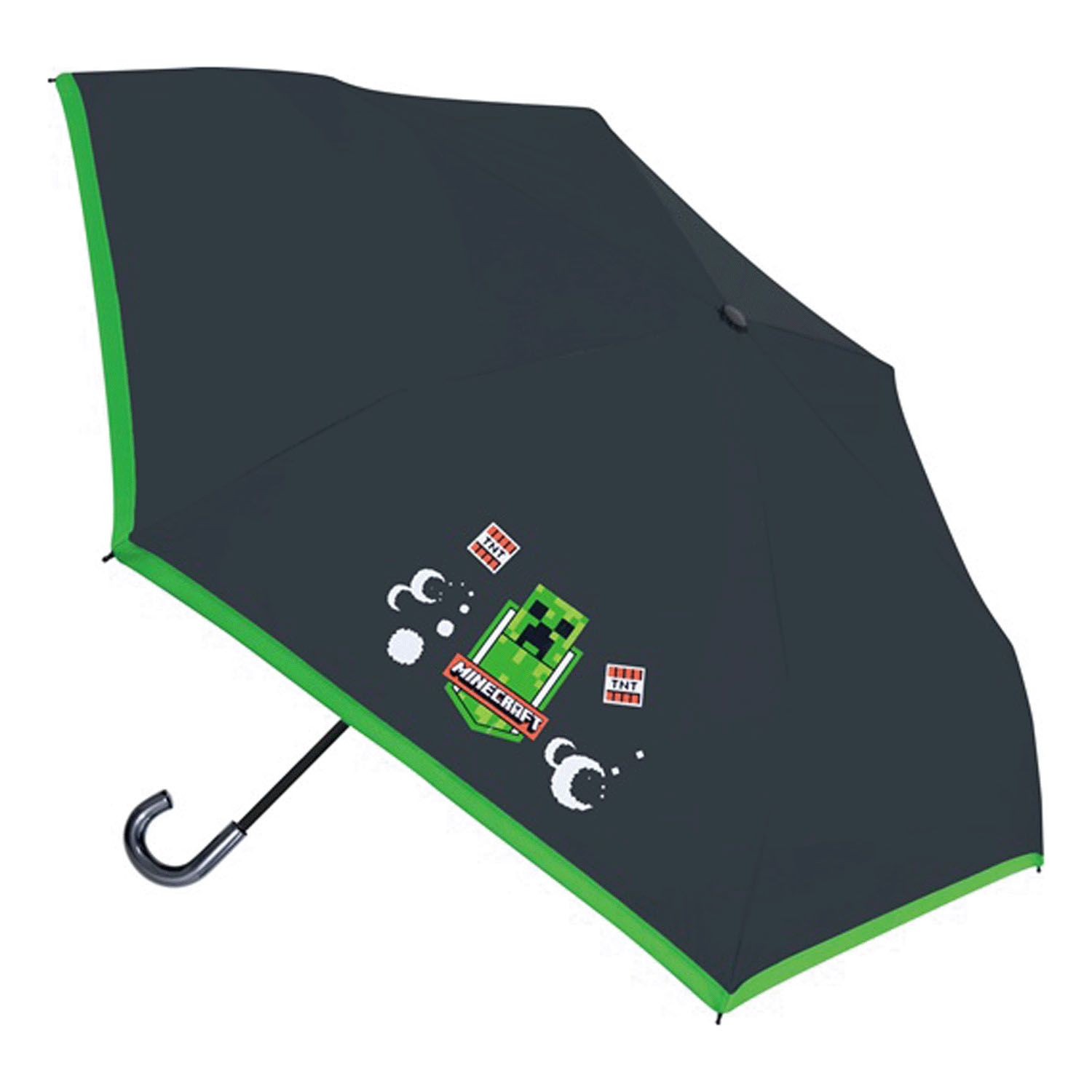 マインクラフト 晴雨兼用折り畳み傘 グリーン