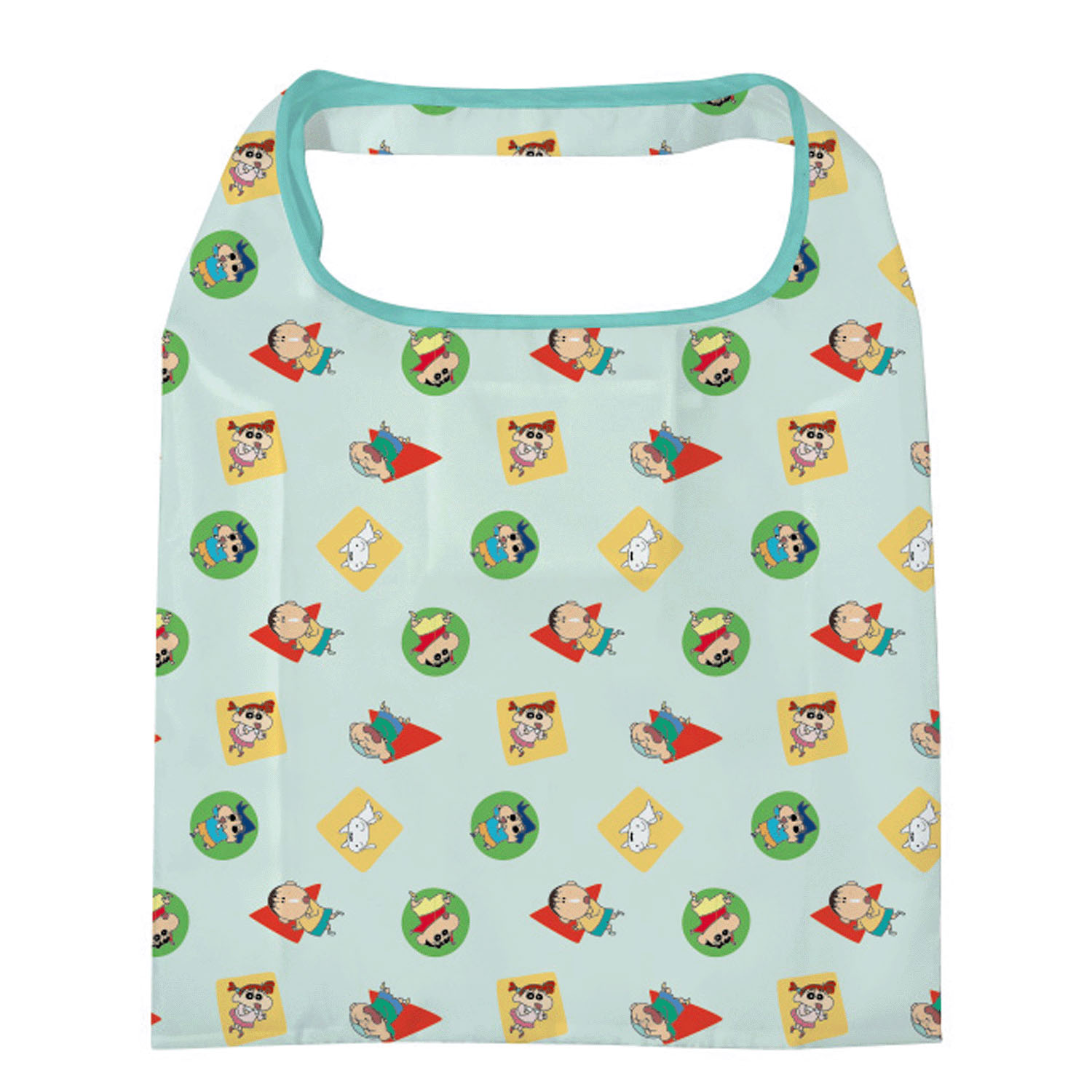 クレヨンしんちゃん ポケット付エコバッグ ミント