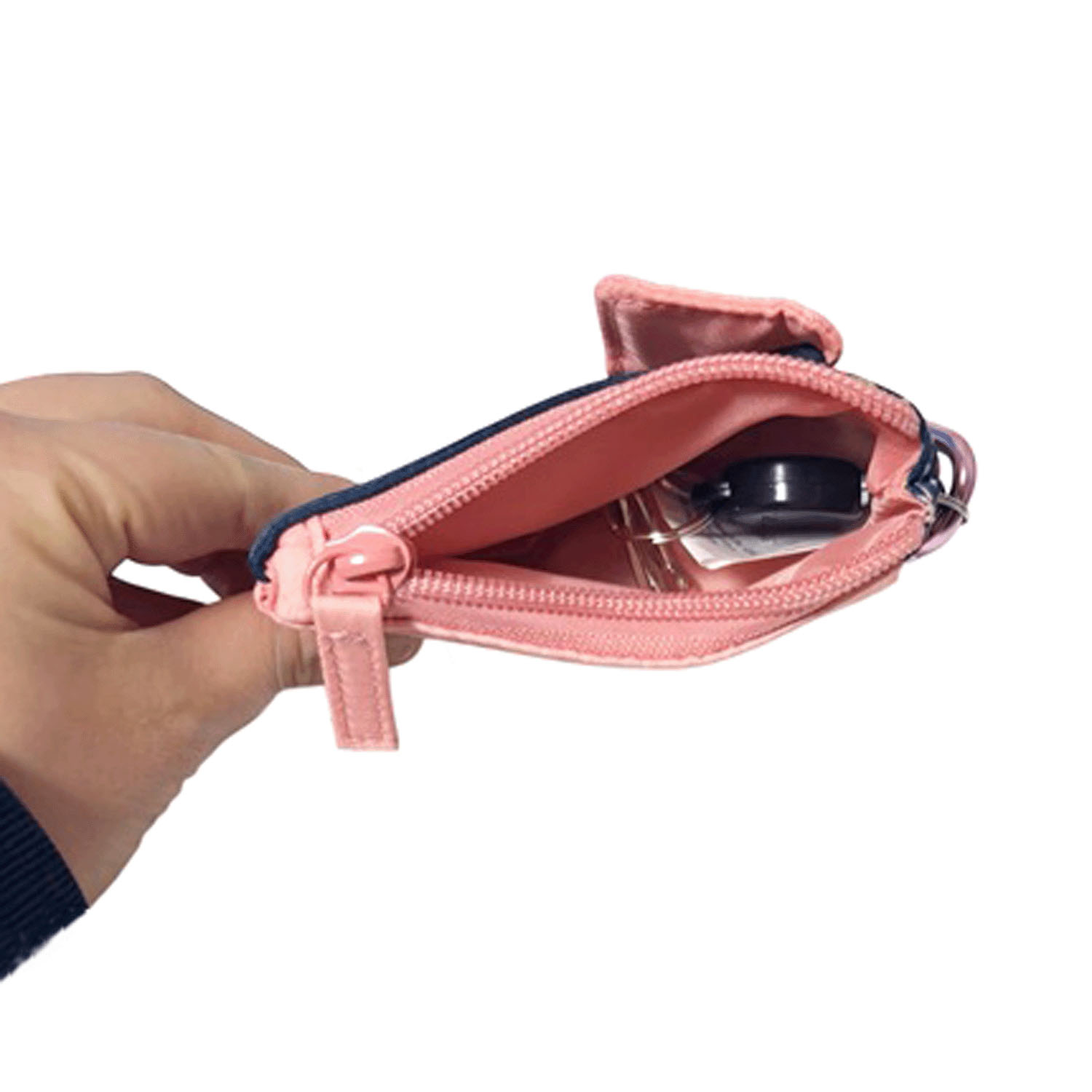 クレヨンしんちゃん リール付きパスケース フラワー ネイビー - 画像4