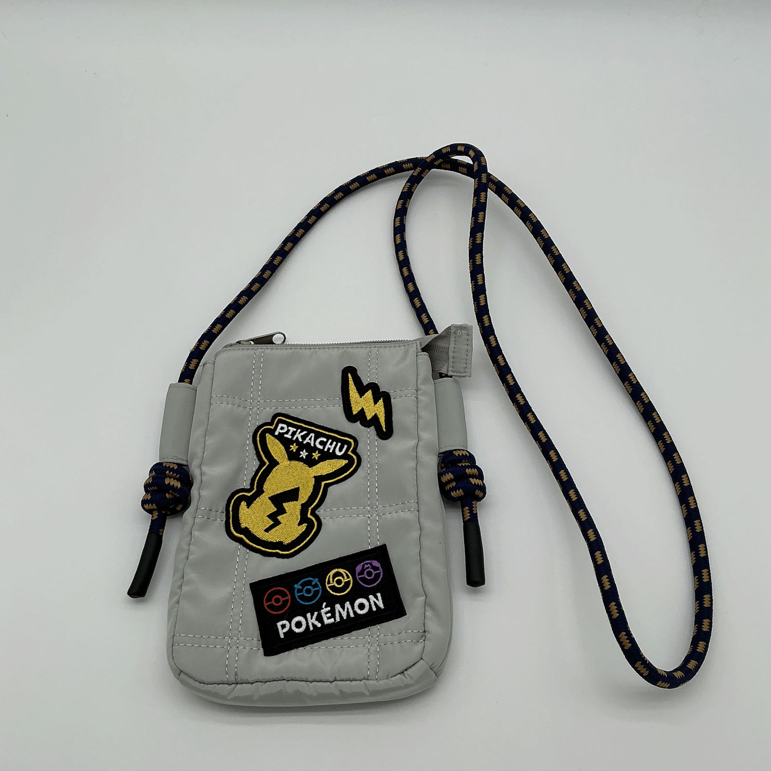 ポケットモンスター ミニショルダーバッグ グレー×キイロ