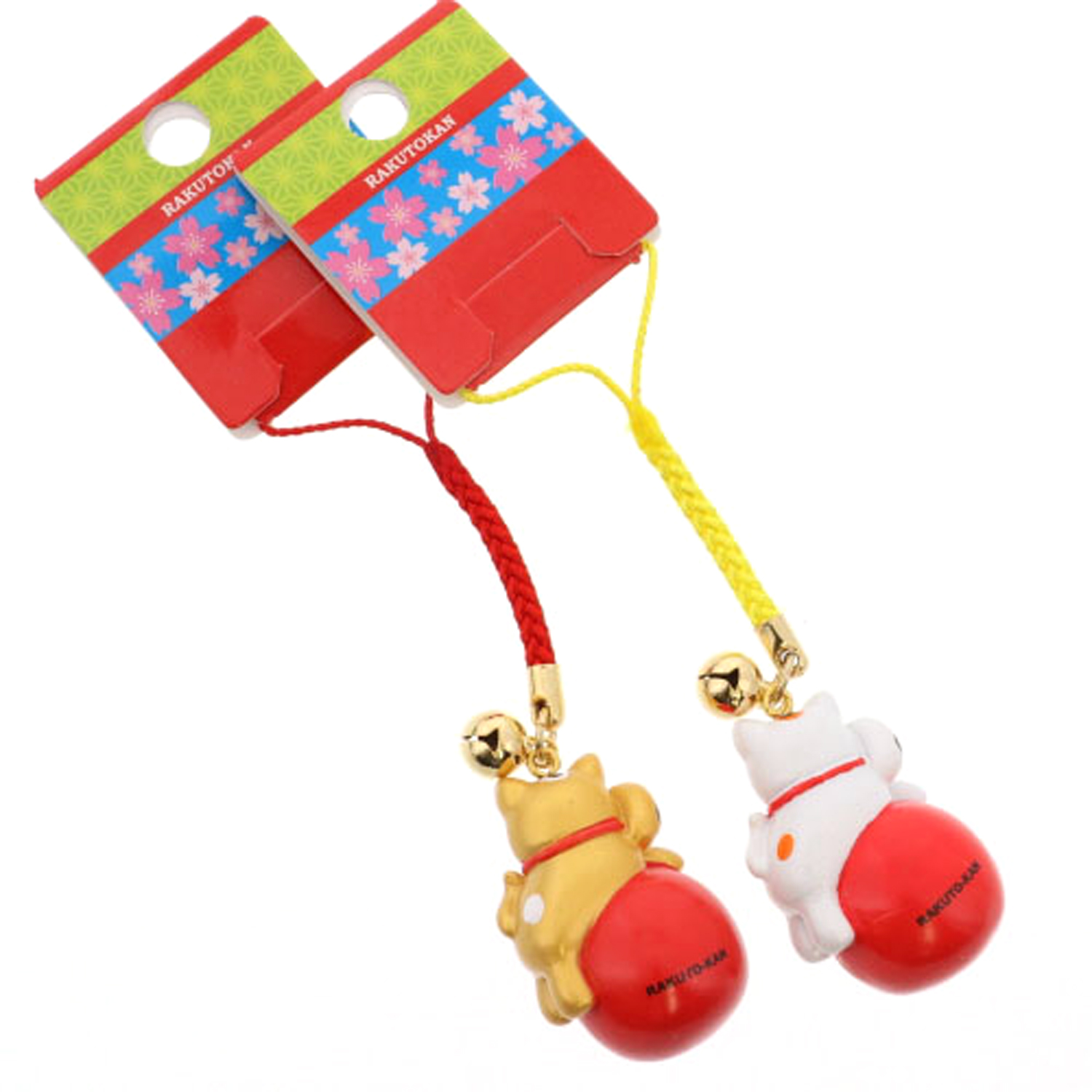 だるま猫根付6個入 - 画像3