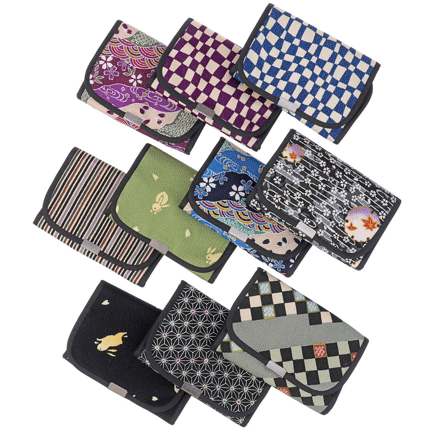 【柄アソート】縮緬薬入れ 大