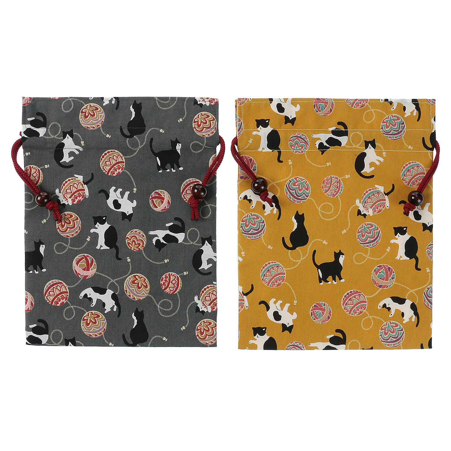 【在庫限りで終了】平巾着 鞠あそび