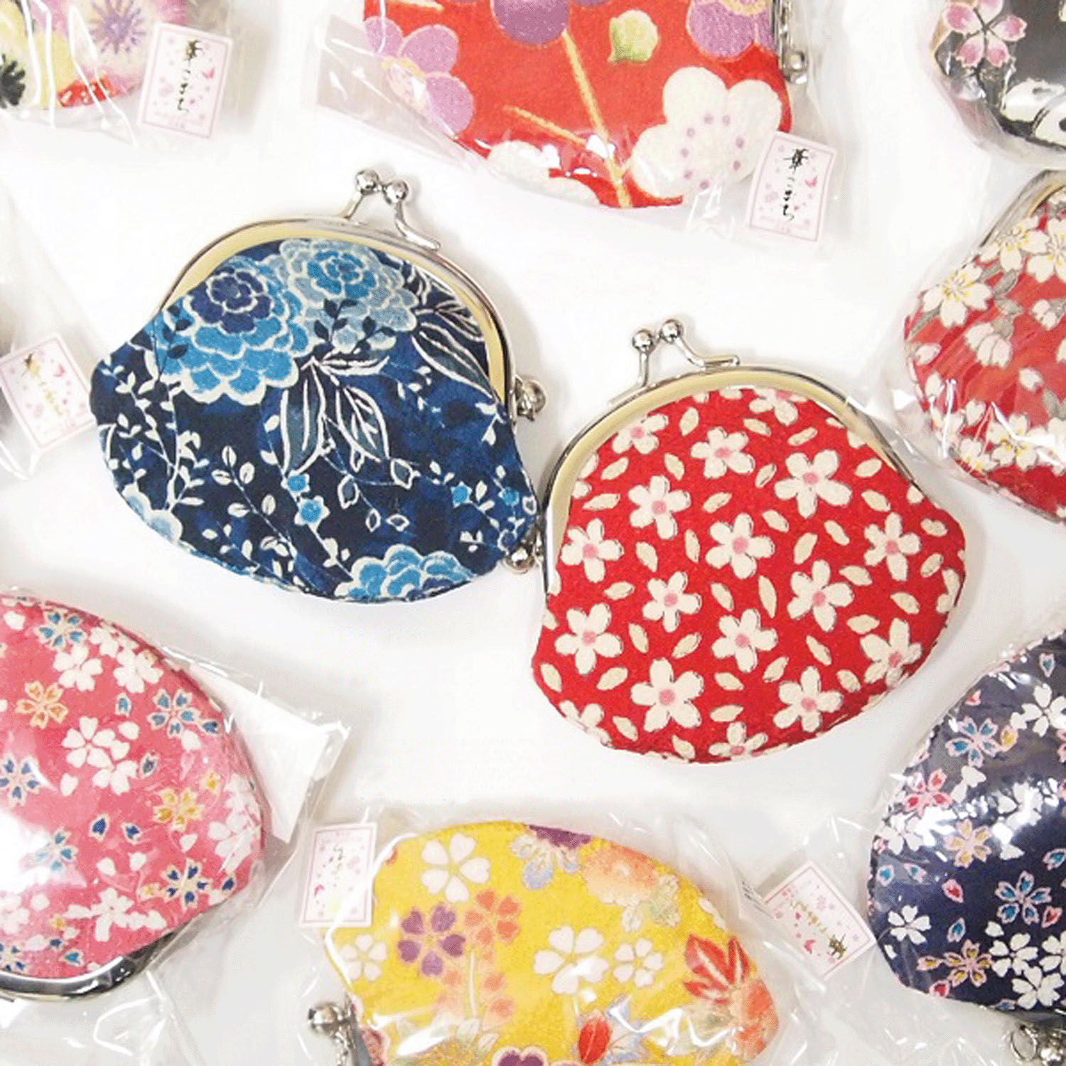 華こまち 鈴付口金小銭入 2．6寸