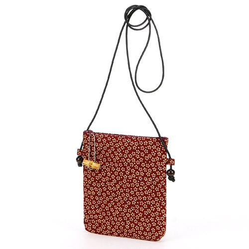 竹玉付き 天ファスナー ポシェット - 画像2