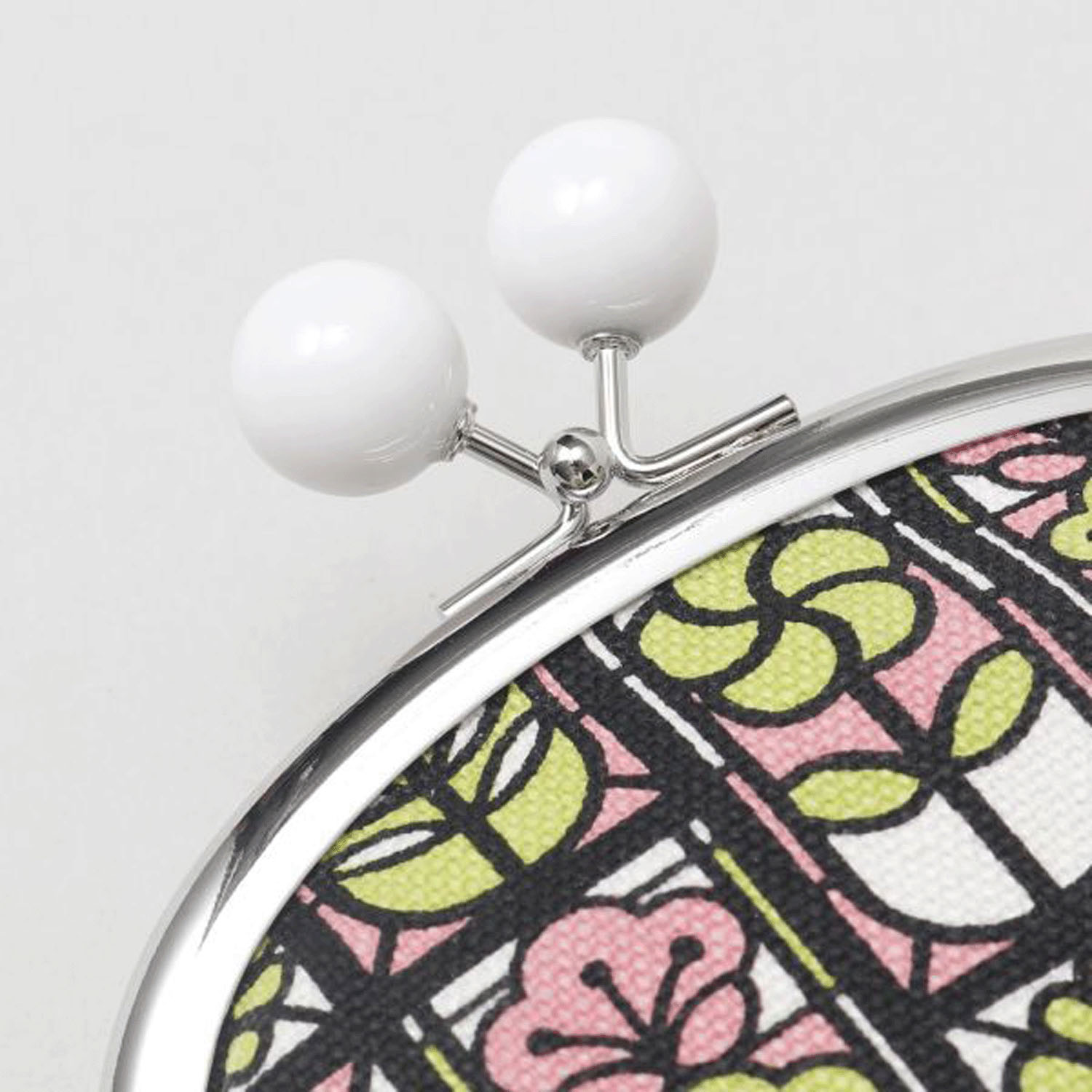 レトロガラス柄 マルチがま口 - 画像5