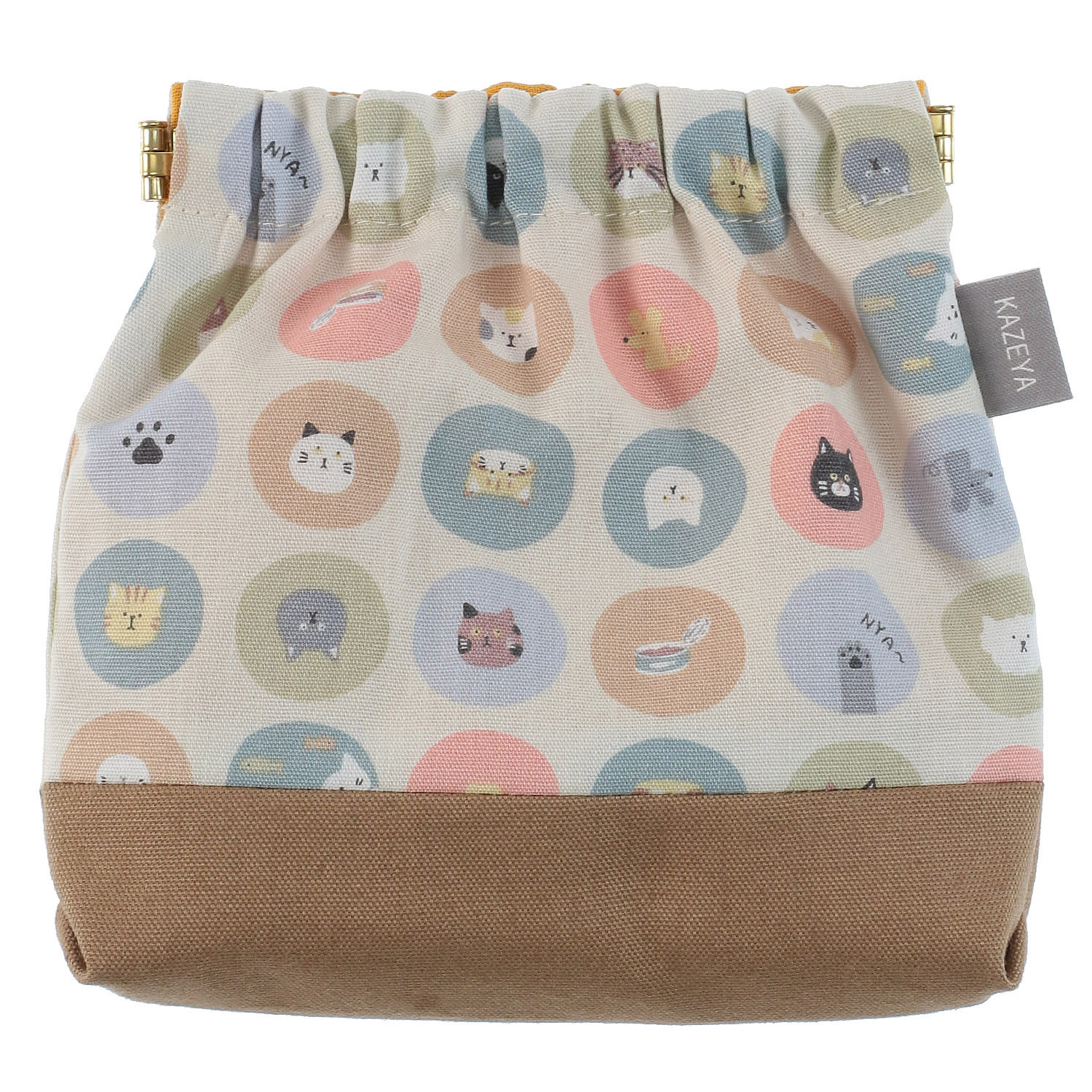 ばねポーチ ドット猫 - 画像3