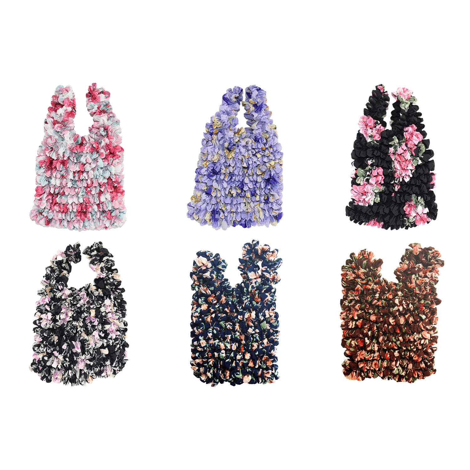 シフォン絞りエコバッグ - 画像1