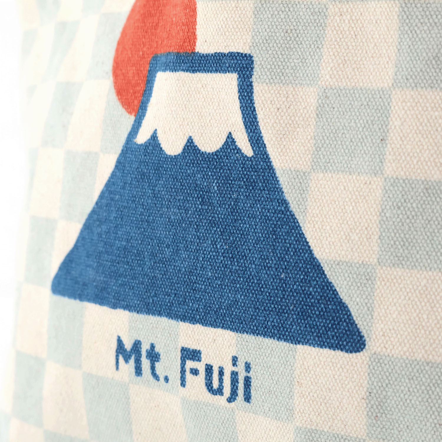 キャンバスバッグ 市松富士山 - 画像3