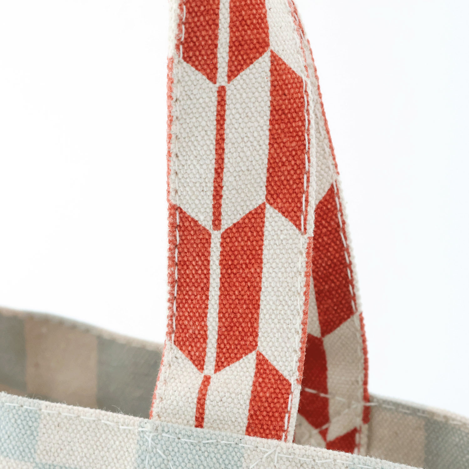 キャンバスバッグ 市松富士山 - 画像6