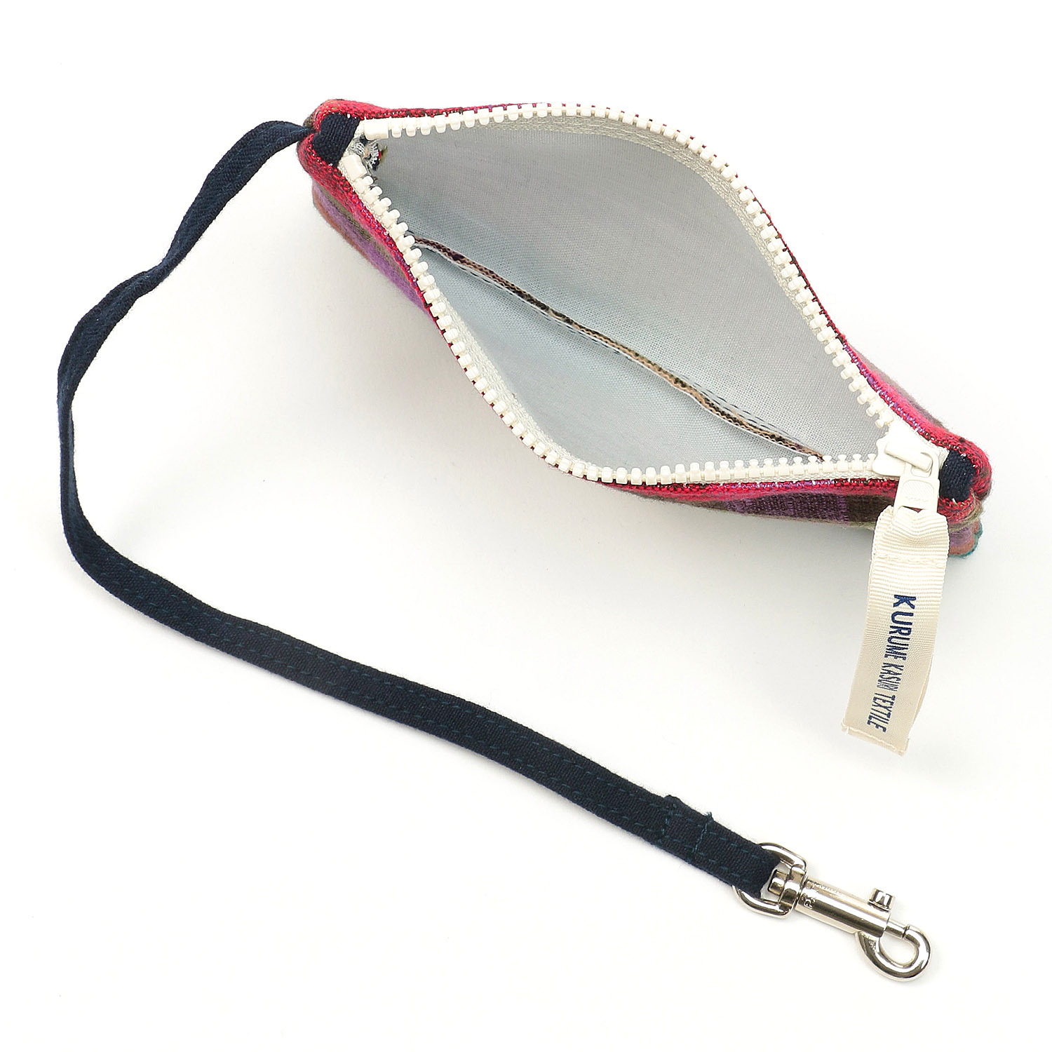 久留米絣 ギエモン フラットケース／カラーS - 画像3