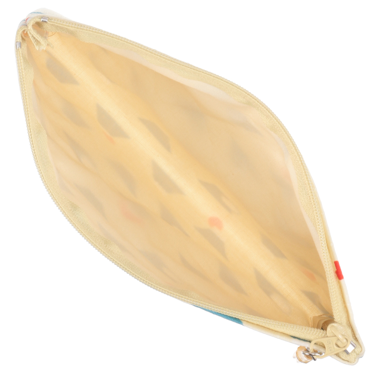 富士山柄 竹玉付角平ポーチ - 画像3