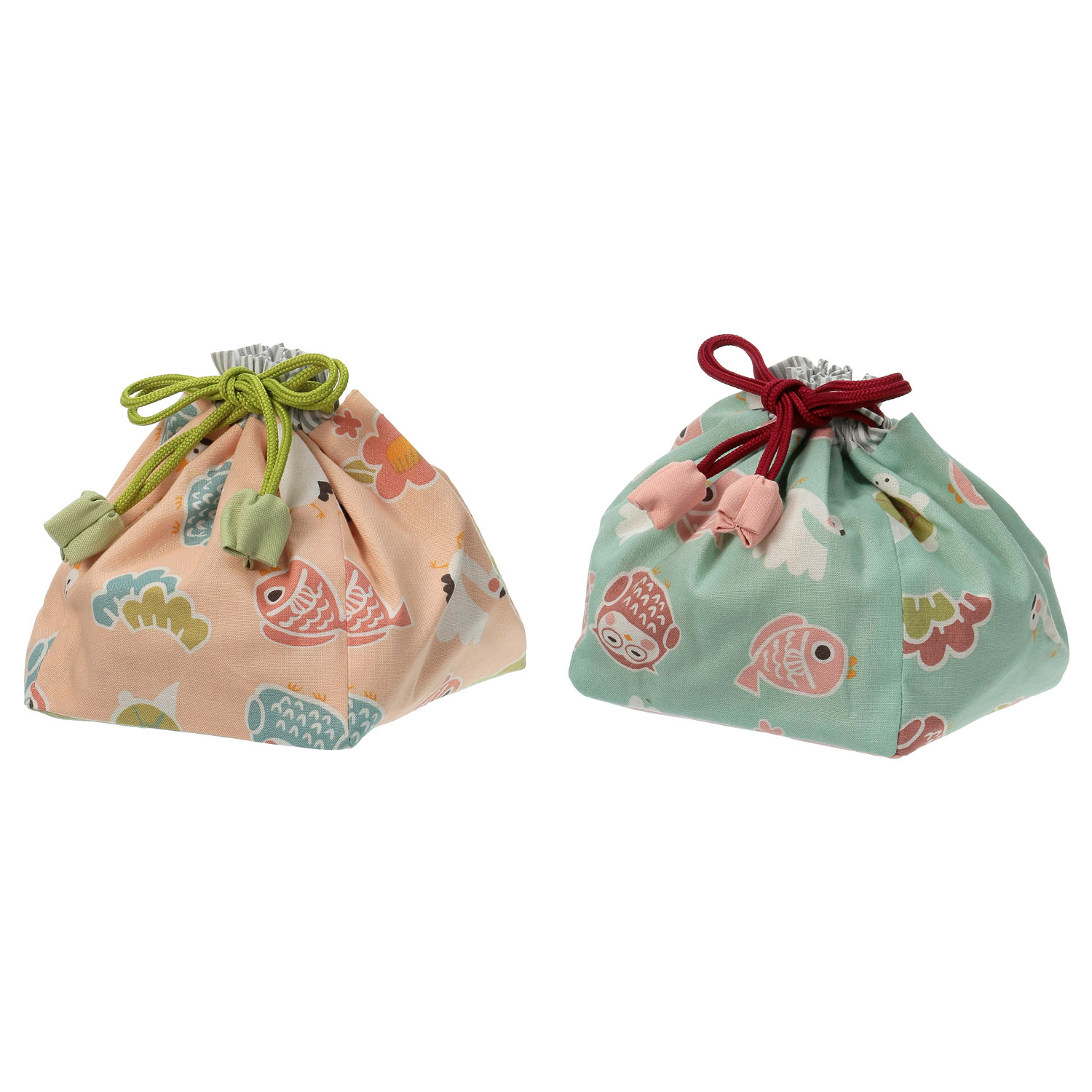 巾着ポーチ めでたい